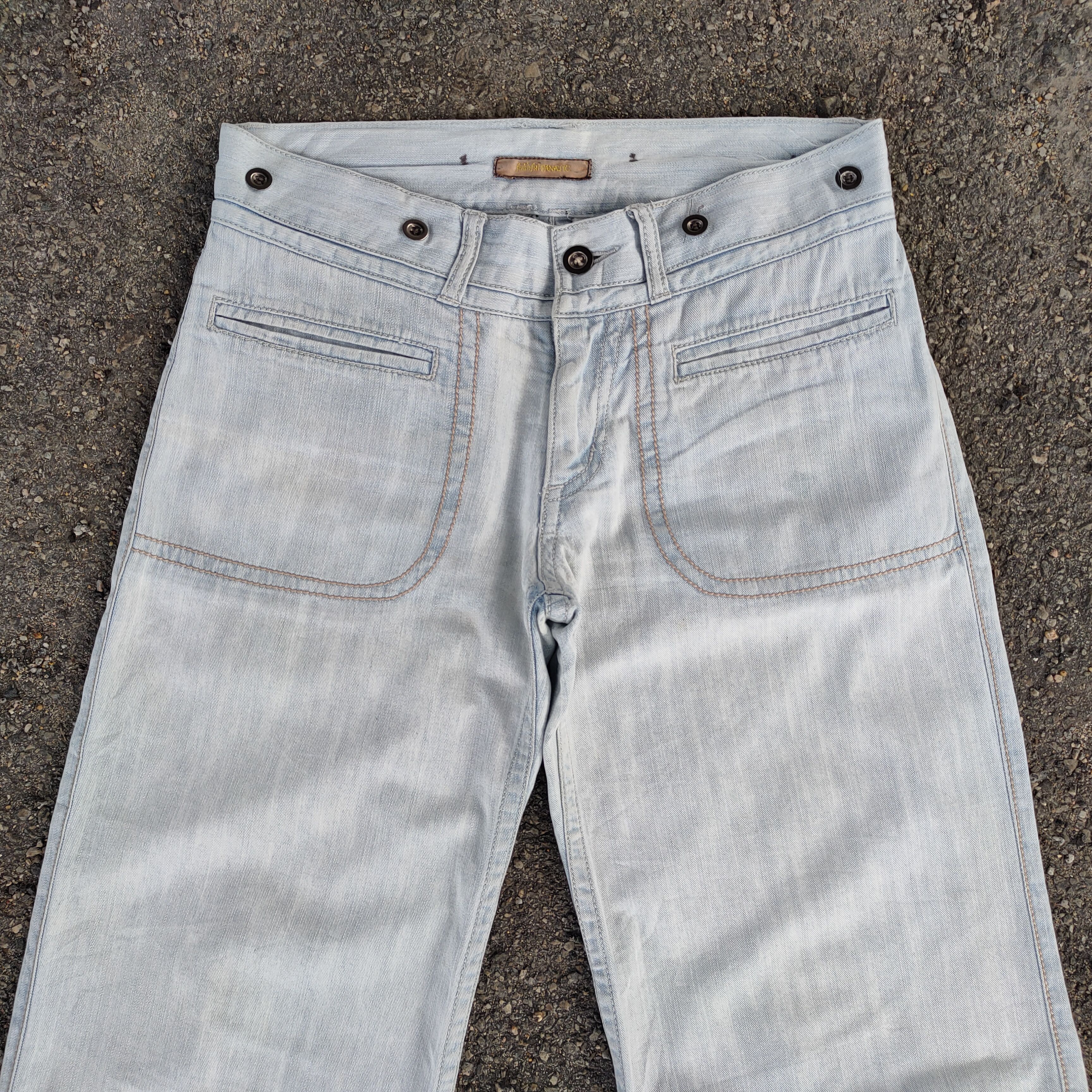 Japanese Brand VINTAGE JAPANESE FLARE FADED JEANS DENIM PANTS Size US 31 - 2 Thumbnail
