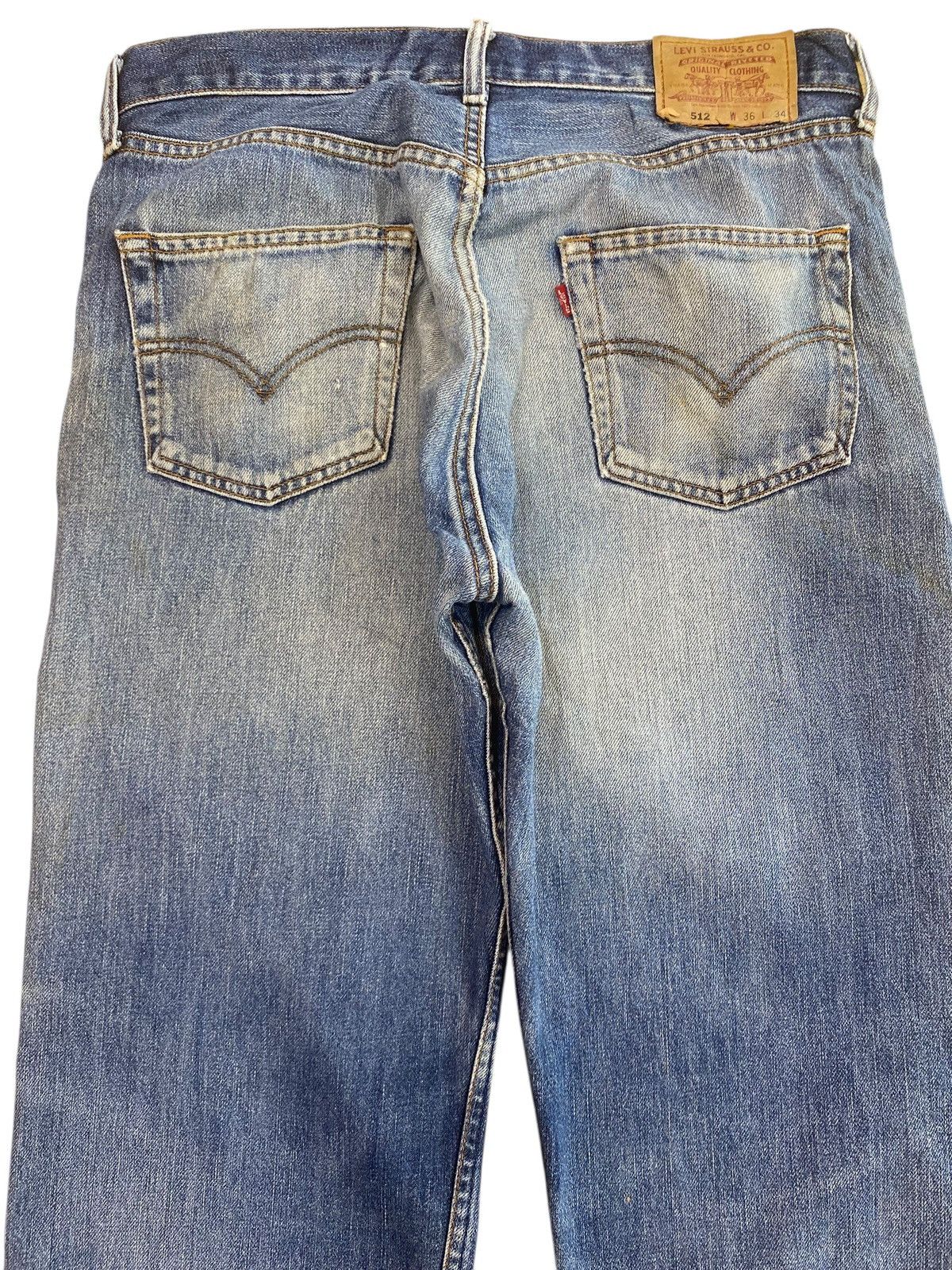 Levi's Levi’s Whiskers Faded Style Ripped Jeans Size US 36 / EU 52 - 4 Thumbnail