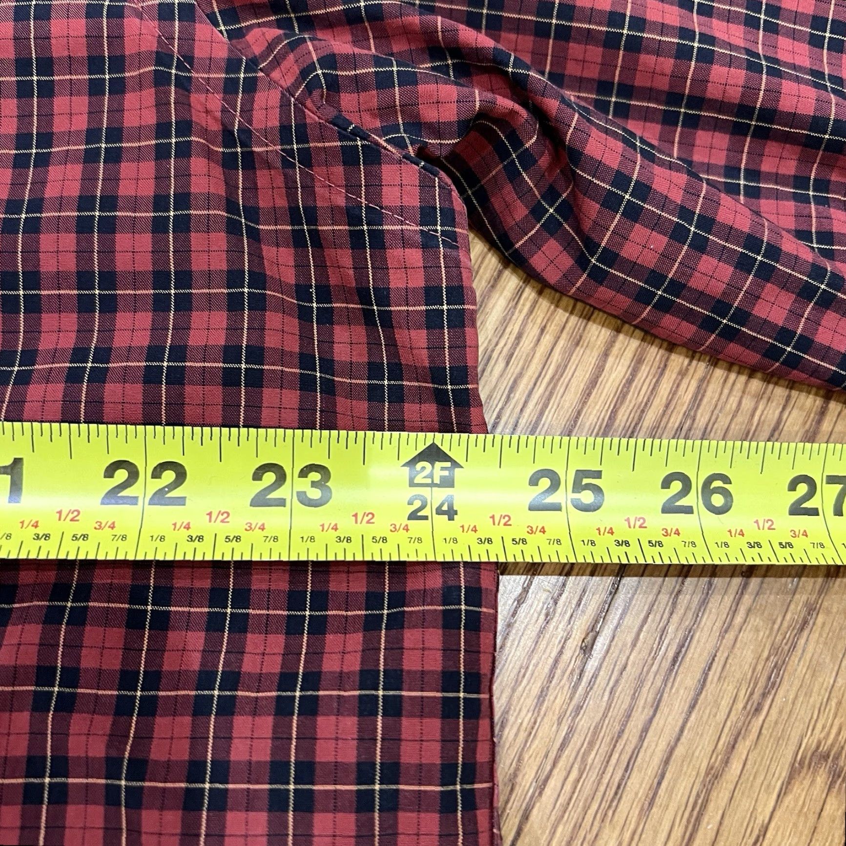 Vintage VINTAGE L.L. Bean Men's Shirt Long Sleeve Red Plaid Casual Business Formal Party Wedding Fall Spring Summer Winter Large Size US L / EU 52-54 / 3 - 5 Thumbnail