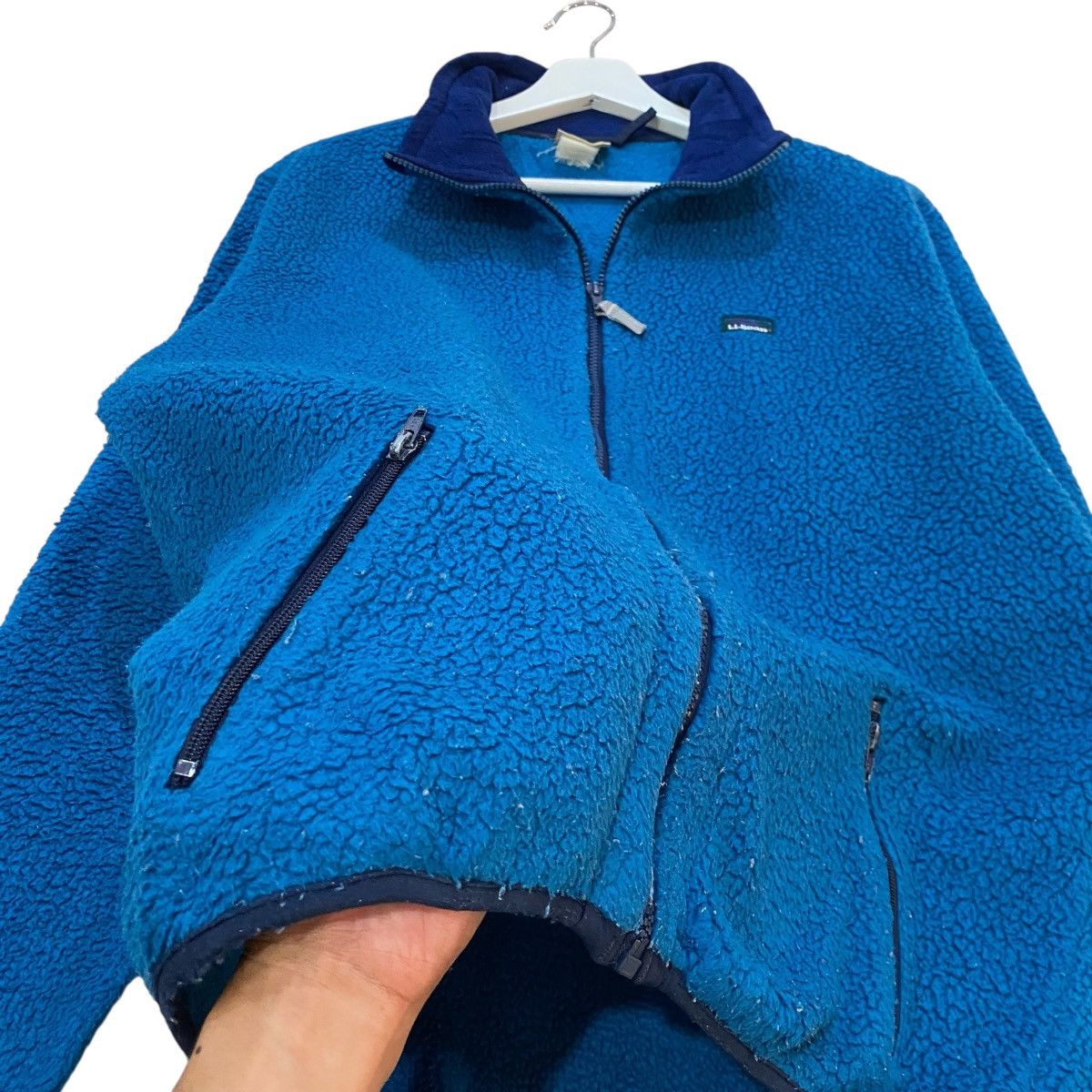 L.L. Bean 🌟VINTAGE LL BEAN DEEP PILED FLEECE JACKET Size US M / EU 48-50 / 2 - 5 Thumbnail