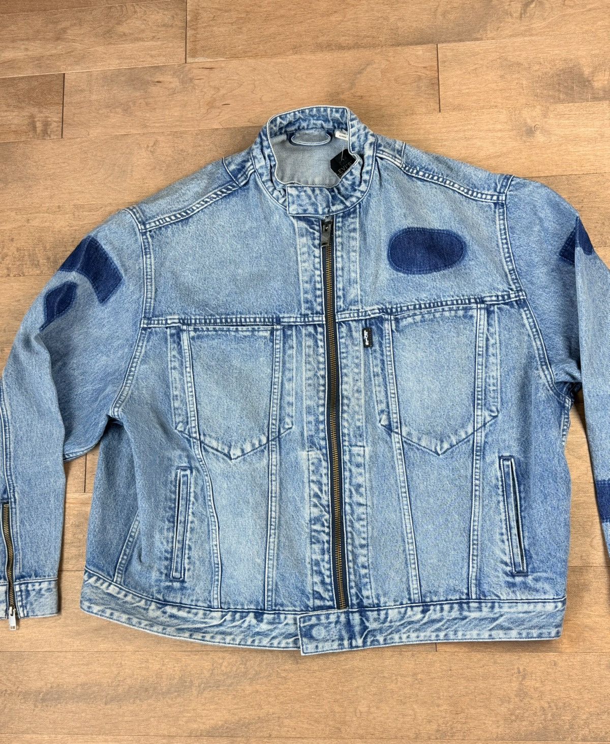 Ambush Design DDP New AMBUSH X LEVI’S Denim Moto Biker Jacket XL Size US XL / EU 56 / 4 - 15 Thumbnail