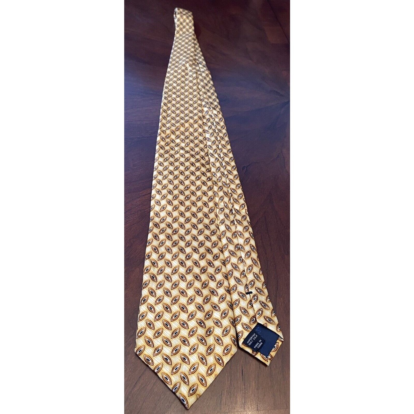Jos. A. Bank Jos. A. Bank Gold 100% Imported Silk Made In China Size ONE SIZE - 3 Thumbnail