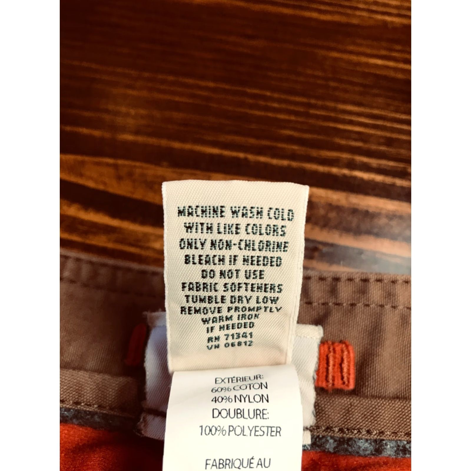 Vintage L.L. Bean Pants Women’s 40x30 Brown Insulated Work Pants Chino Casual 30in Inseam Regular Front Flat Vintage Ordered Womens Size 27" / US 4 / IT 40 - 6 Thumbnail