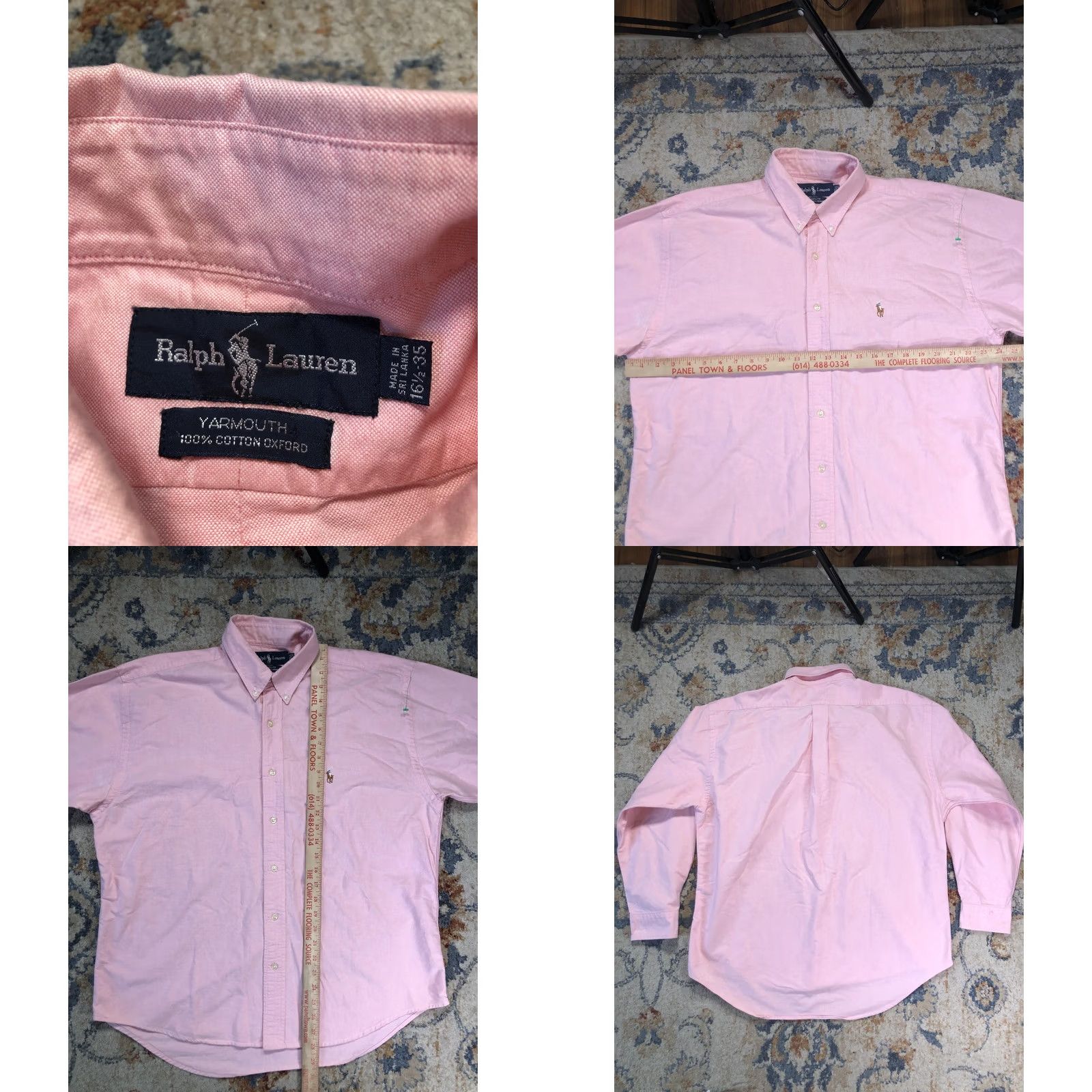 Ralph Lauren Ralph Lauren Shirt Mens Large Pink Oxford Long Sleeve Button Down Pony Logo Size US L / EU 52-54 / 3 - 8 Thumbnail