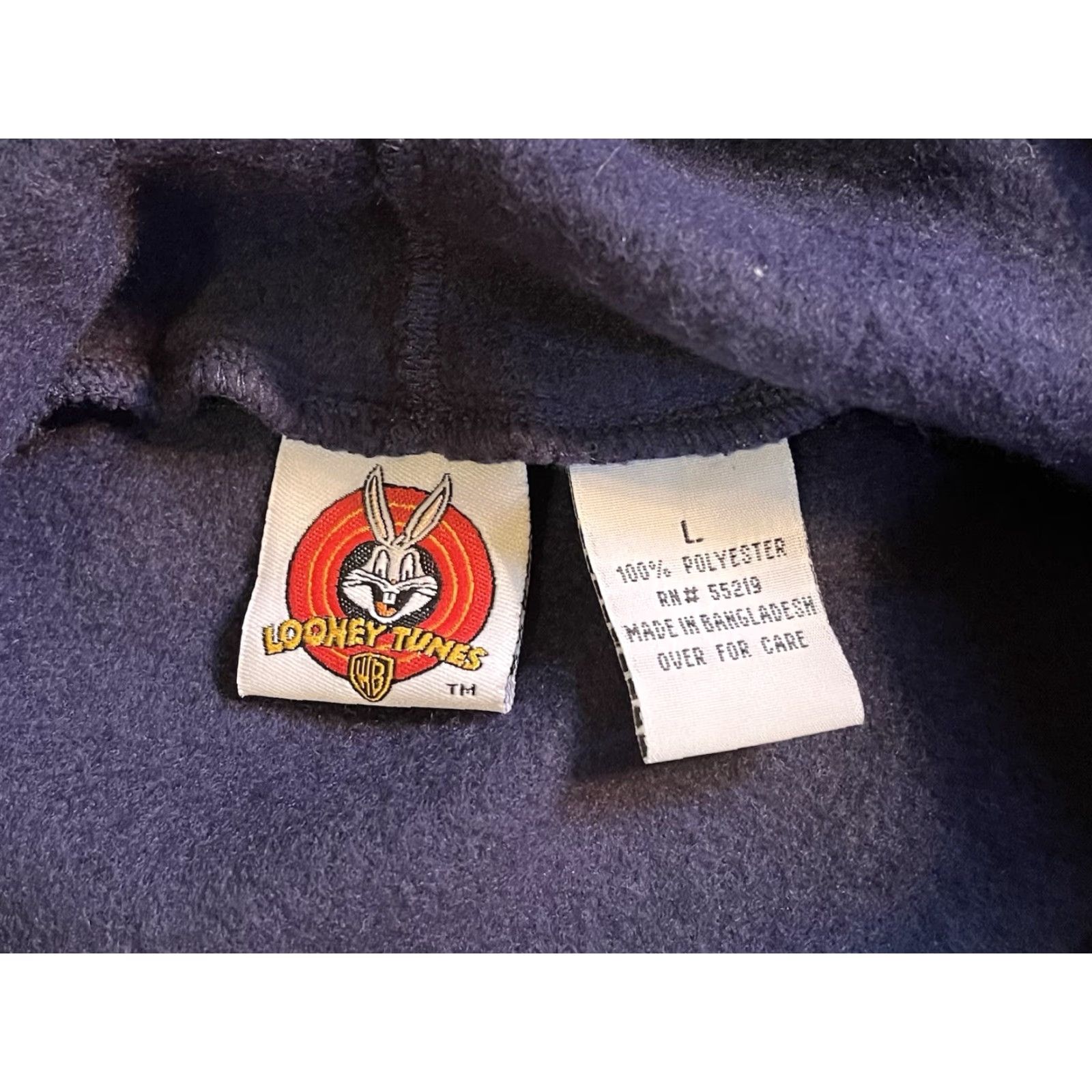 Vintage VINTAGE Tweety Bird Hoodie Looney Tunes L Blue 1998 Unisex Adults Pullover Graphic Print Hooded Embroidered Baggy Oversized 90s Size US L / EU 52-54 / 3 - 4 Thumbnail