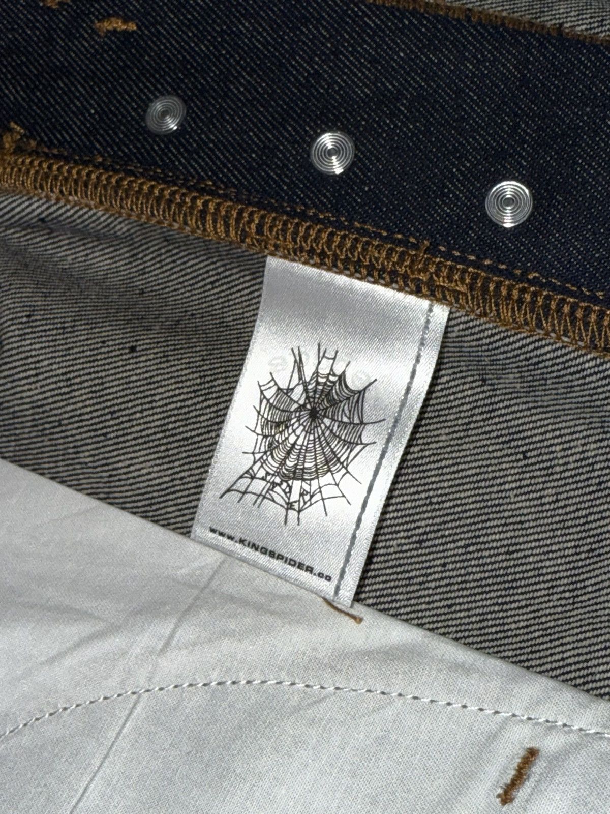 Sp5der Spider denim logo shorts Size US 32 / EU 48 - 5 Thumbnail