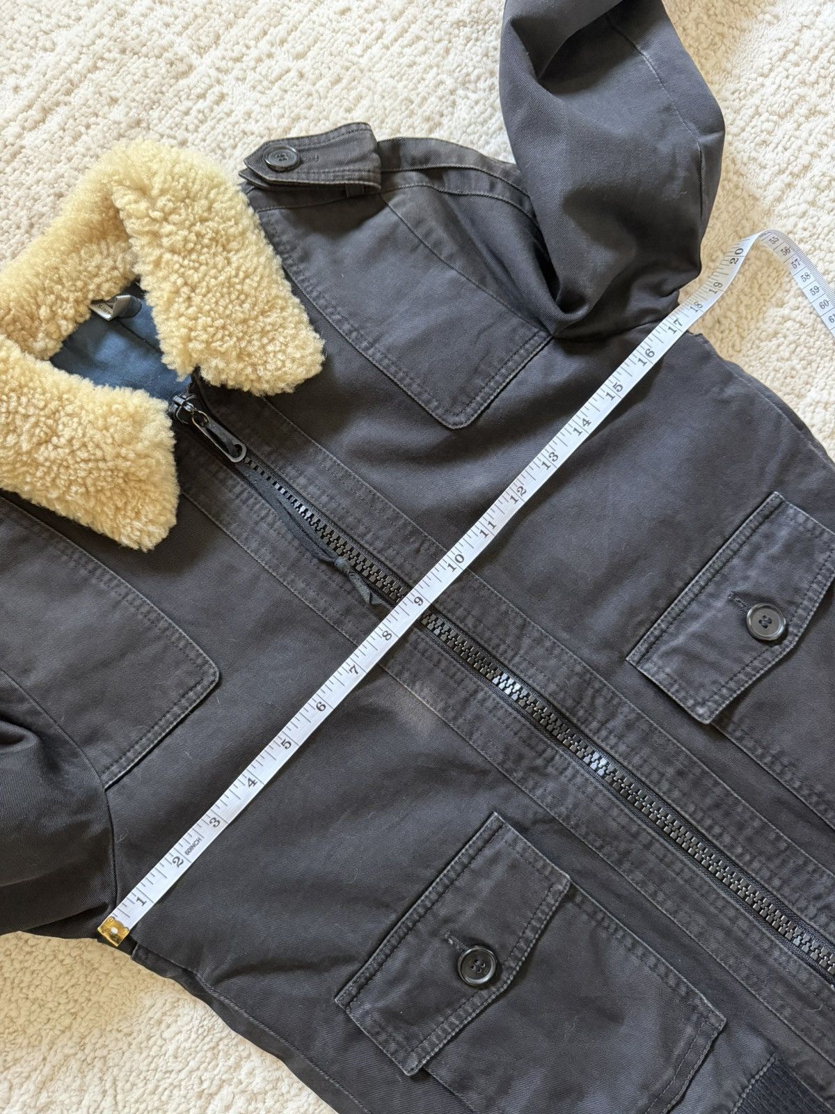 Hedi Slimane Dior Homme AW05 Shearling Jacket Size US XS / EU 42 / 0 - 21 Thumbnail