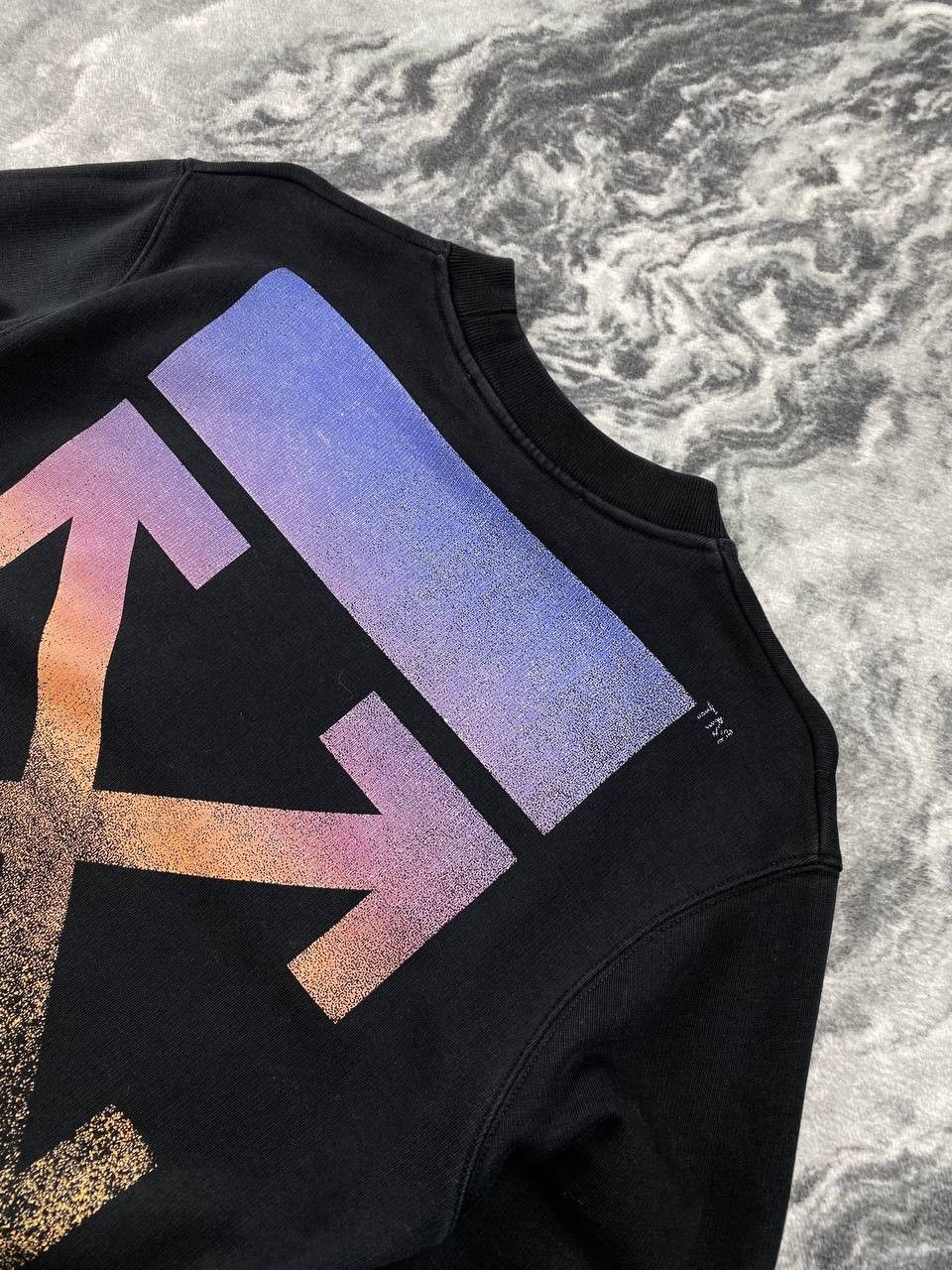 Off-White Off-White Degrade Arrow Slim Crewneck Sweatshirt Big Logo Size US S / EU 44-46 / 1 - 4 Thumbnail