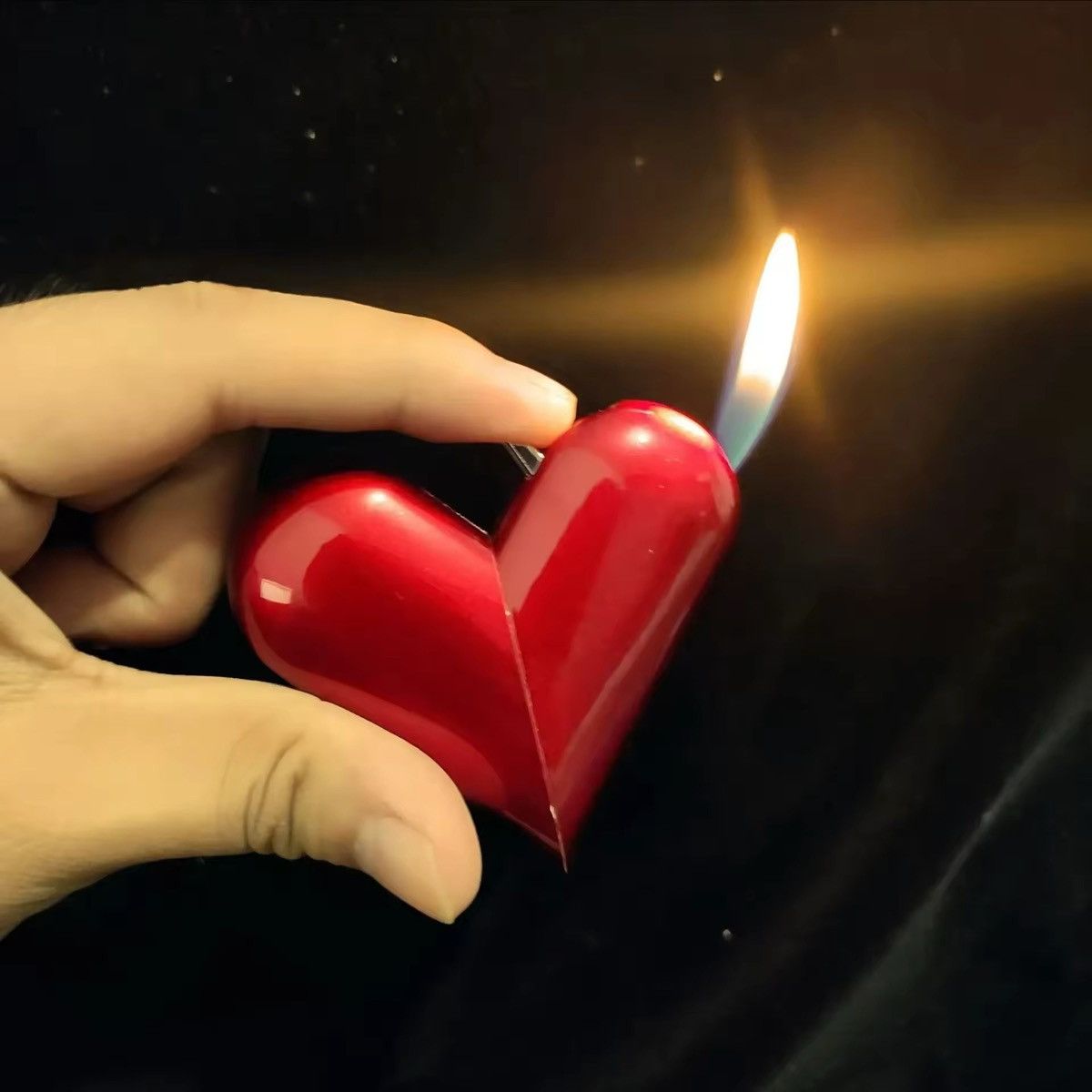 Jewelry Metal Heart Lighter Size ONE SIZE - 3 Thumbnail