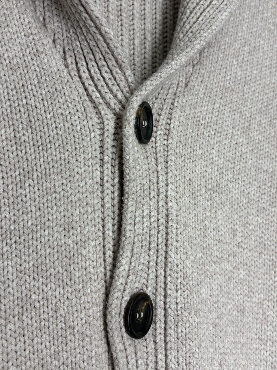 Brunello Cucinelli Brunello Cucinelli Shawl Collar Cardigan Cotton Knit Sweater Size US L / EU 52-54 / 3 - 11 Thumbnail