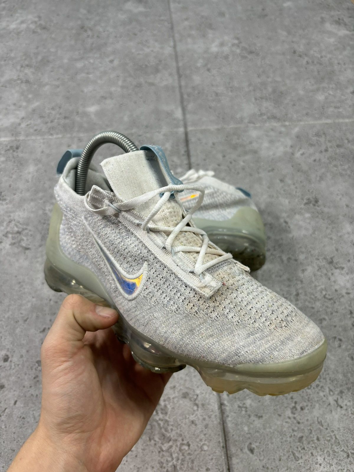 Designer × Nike Wmns Air VaporMax Flyknit Hype Trendy Shoes Streetwear Size US 8 / IT 38 - 2 Thumbnail
