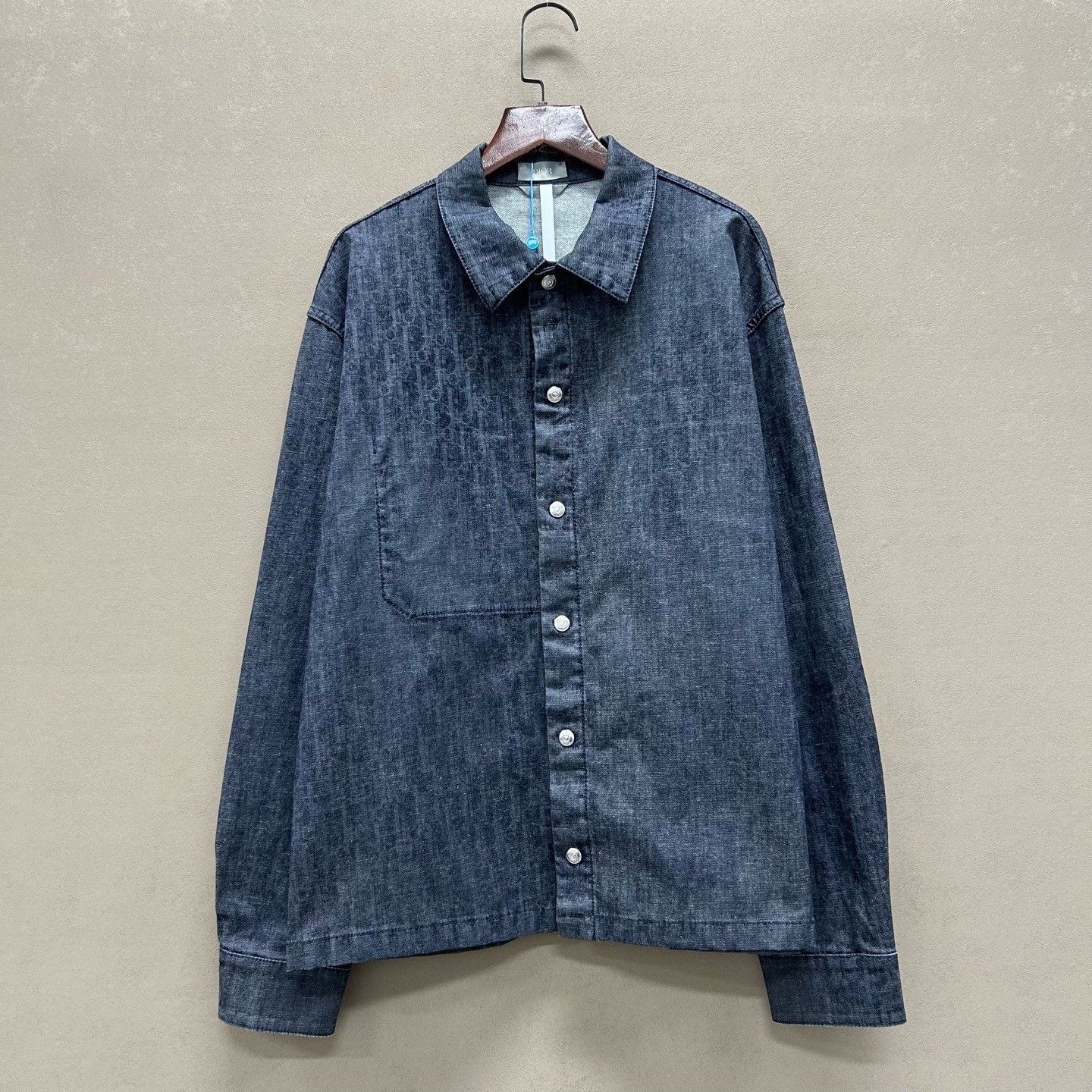 Dior Dior Logo Print Denim Shirt Jacket Size US S / EU 44-46 / 1 - 1 Thumbnail