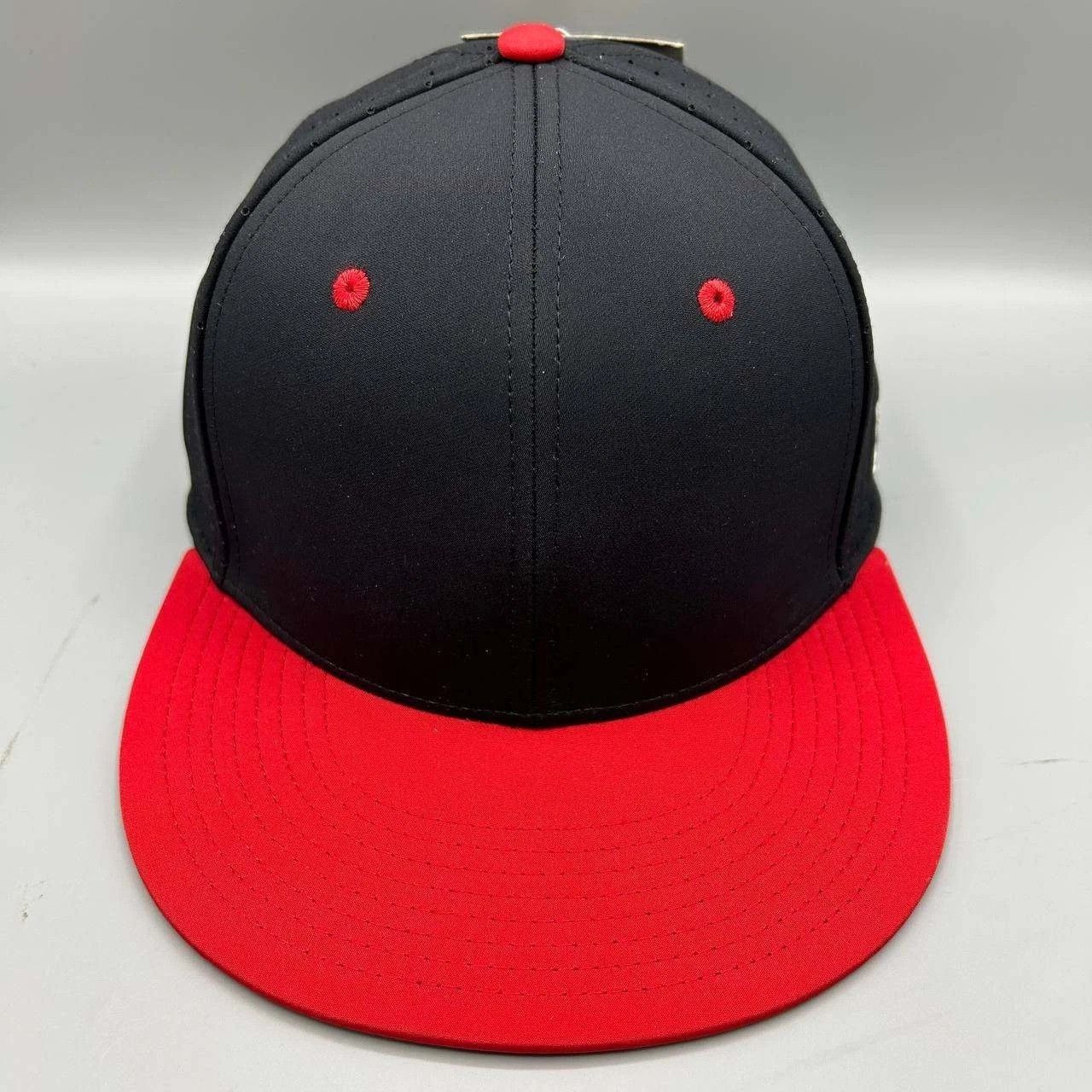 The Game The Game Hat Men Small Black Red Blank Plain Fitted Cap Size ONE SIZE - 1 Thumbnail