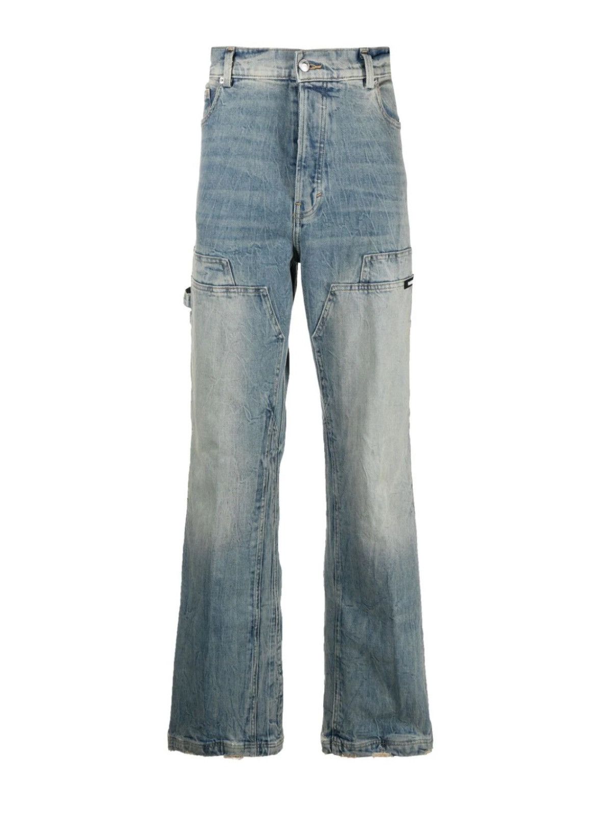 Nahmias Nahmias Straight Leg Panelled Jeans Size US 34 / EU 50 - 6 Thumbnail