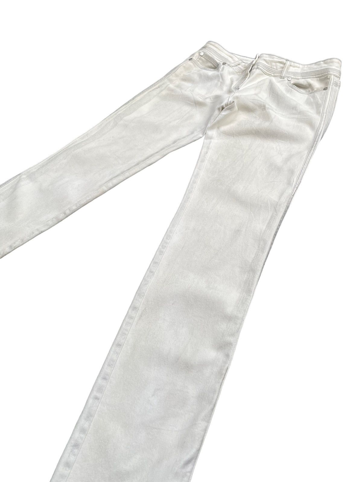 Roberto Cavalli Roberto Cavalli White/Grey Abstract Denim Size 32" / US 10 / IT 46 - 20 Thumbnail