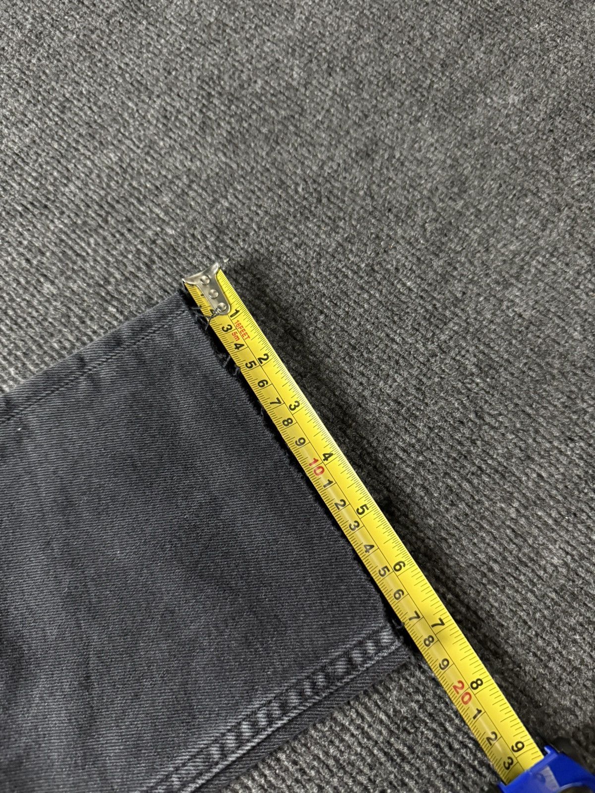 Sandro Sandro Paris Distressed Black Denim Jeans Straight Fit Size 30" / US 8 / IT 44 - 23 Thumbnail