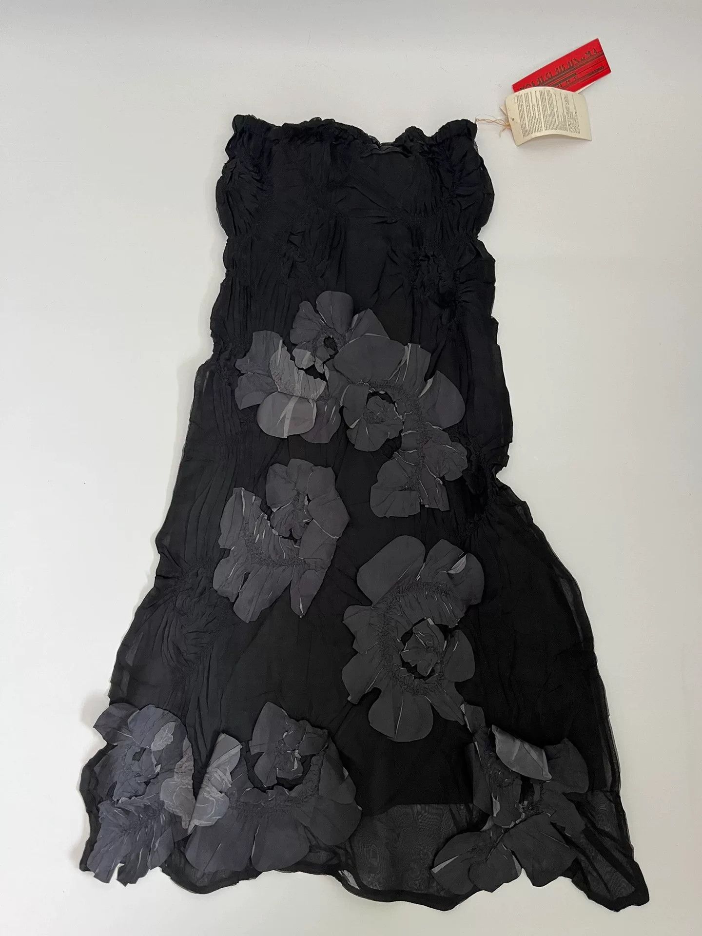 Other YOSHIKI HISHINUMA Black Floral Skirt Size 36" / US 14 / IT 50 - 1 Thumbnail