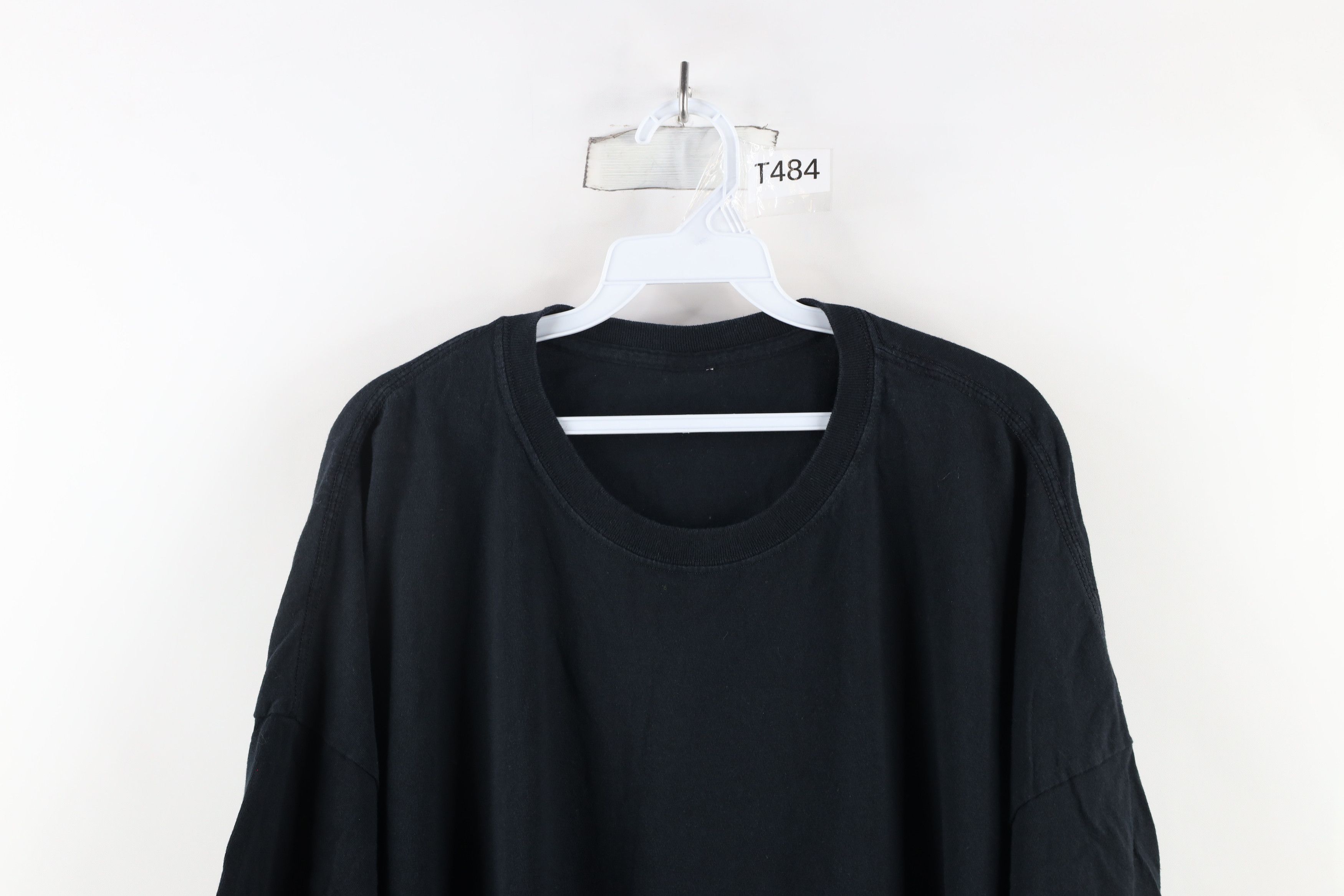 Vintage Vintage 90s Streetwear Short Sleeve T-Shirt Black Cotton Size US XXL / EU 58 / 5 - 2 Thumbnail
