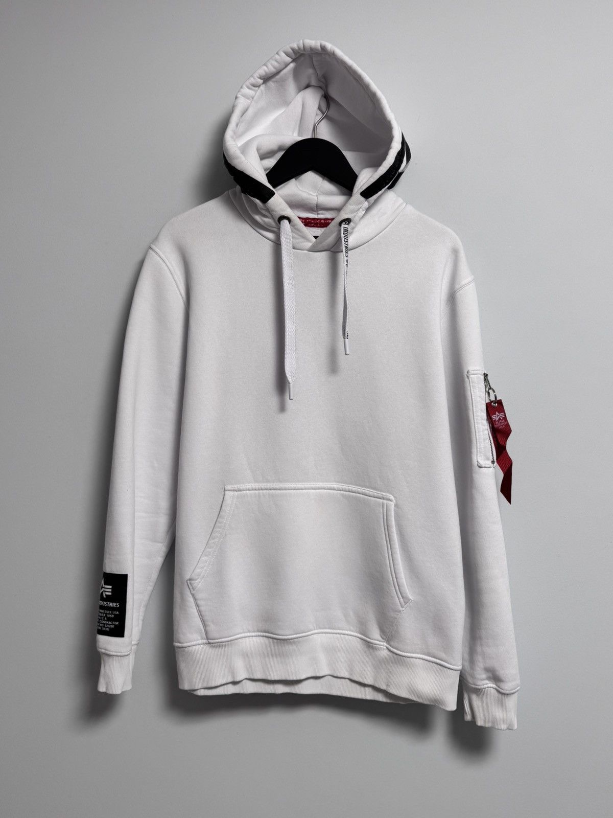Alpha Industries × Vintage Alpha Industries Y2K style hoodie Size US L / EU 52-54 / 3 - 1 Thumbnail