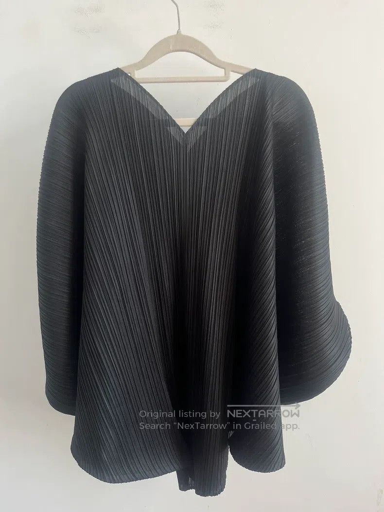 Issey Miyake Issey Miyake Black Long Sleeve Size L / US 10 / IT 46 - 2 Thumbnail