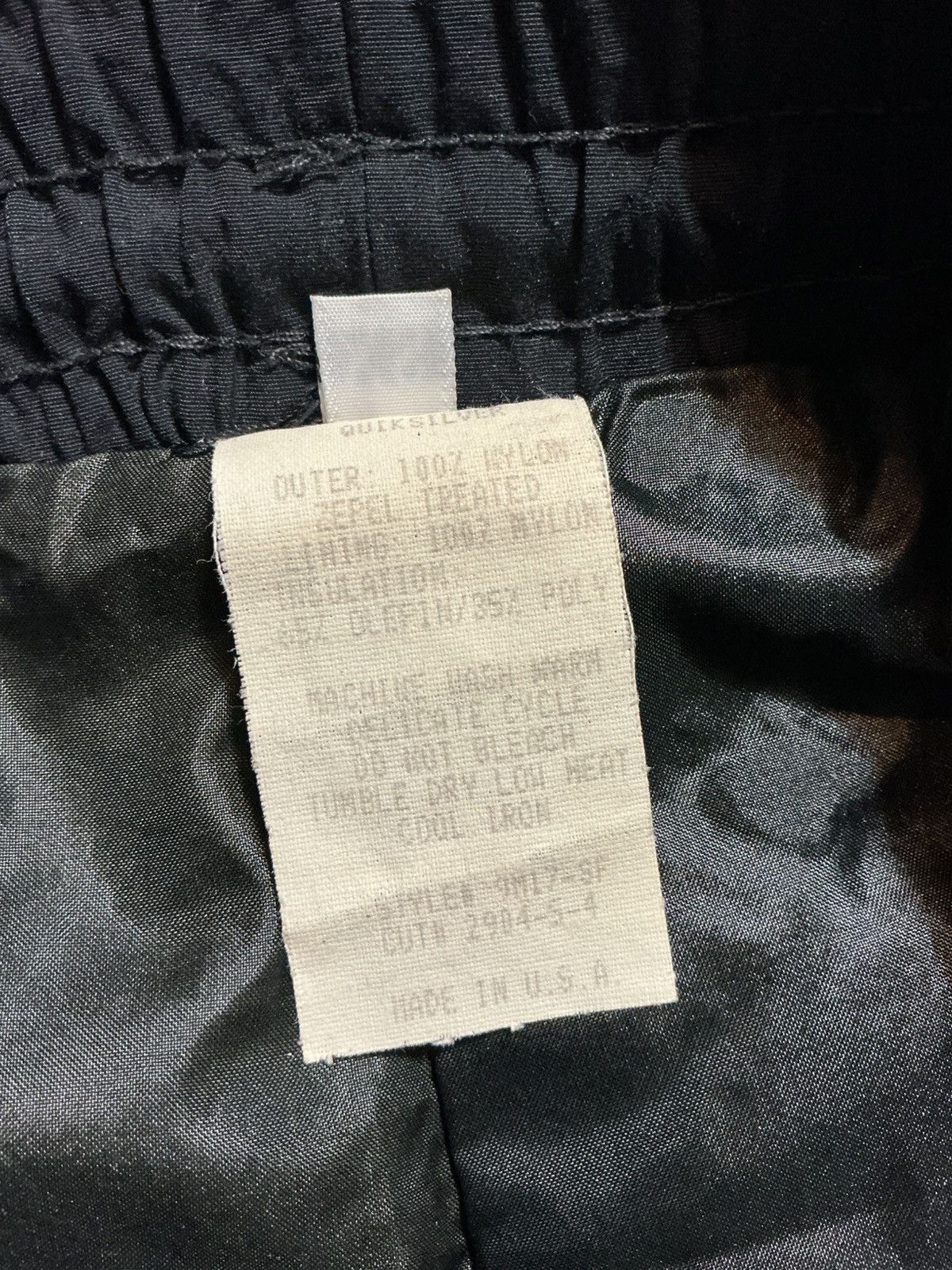 Quiksilver Vintage Quiksilver Ski Snowboarding Made In USA Black Pants Size US 34 / EU 50 - 4 Thumbnail