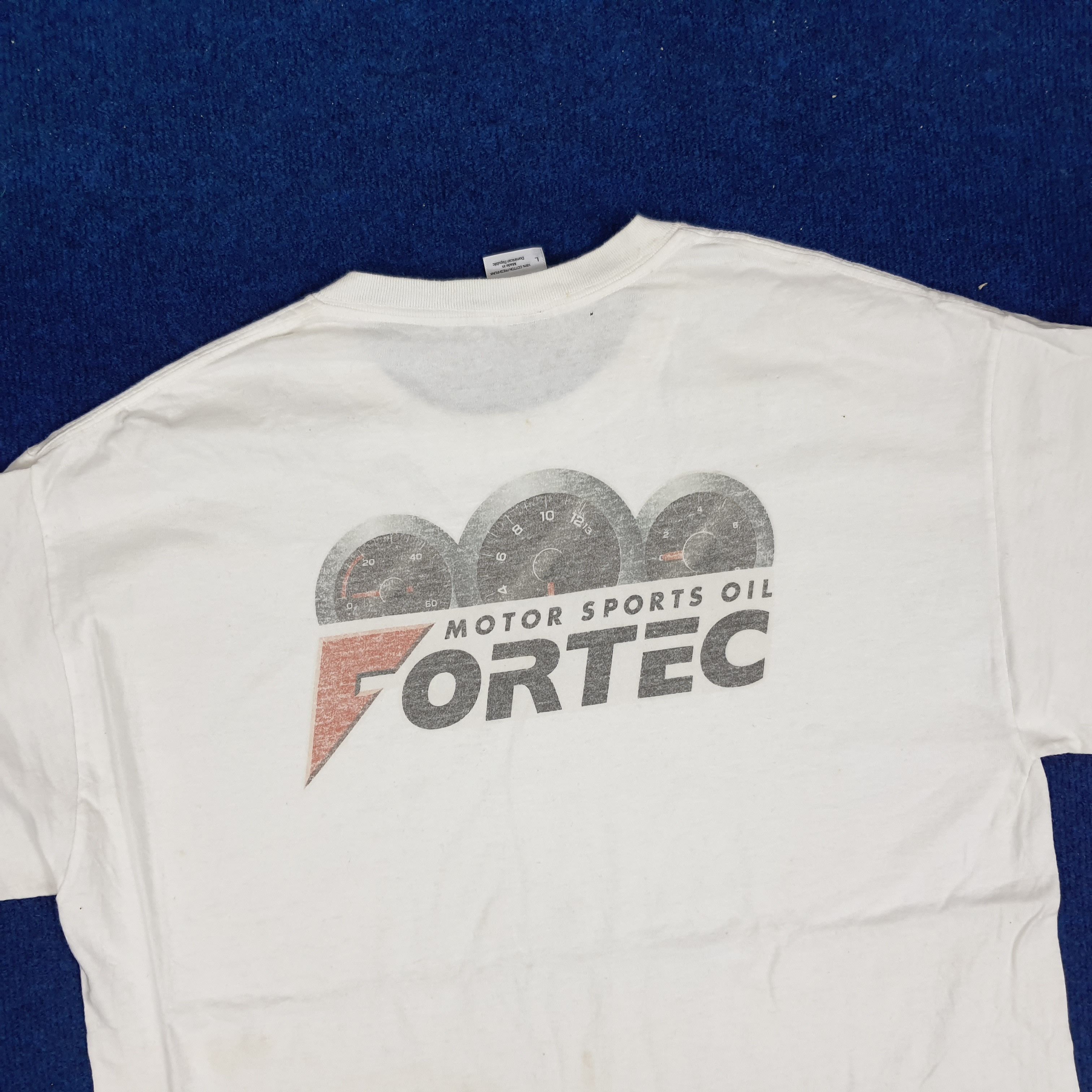 Vintage Vintage Motor Sports Oil Fortec Germany Automotive Tshirt Size US L / EU 52-54 / 3 - 2 Thumbnail