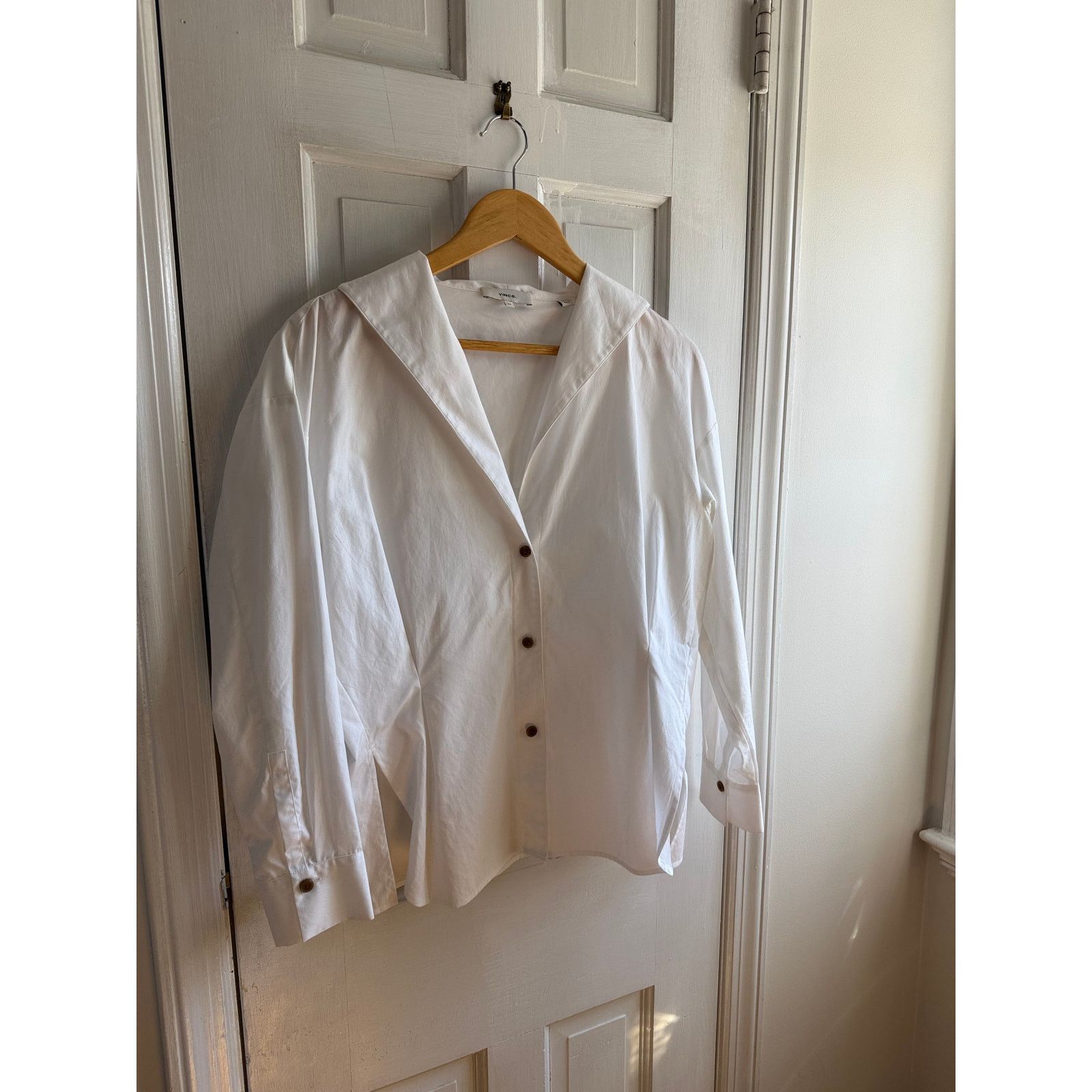 Vince Vince Off-White Shrunken Blazer- Size XS - EUC Chic Workwear Size XS / US 0-2 / IT 36-38 - 5 Thumbnail