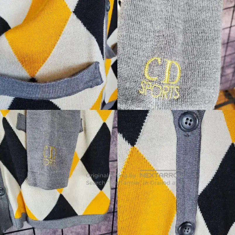 Dior Dior Gray Wool Logo Embroidered Sweater . Size M / US 6-8 / IT 42-44 - 8 Thumbnail