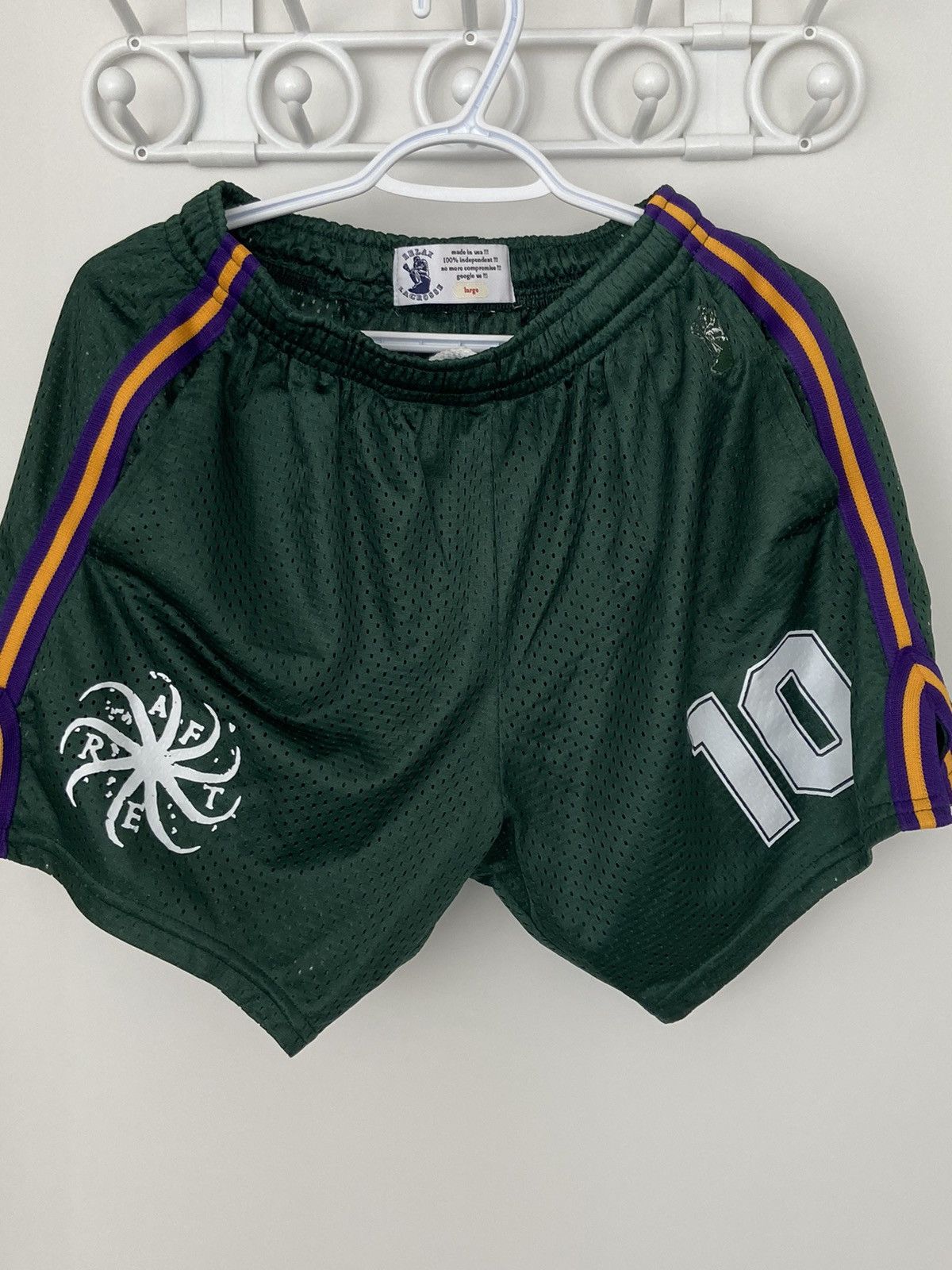Vintage AndAfterThat x Relax Lacrosse Mesh Shorts Size US 34 / EU 50 - 1 Thumbnail