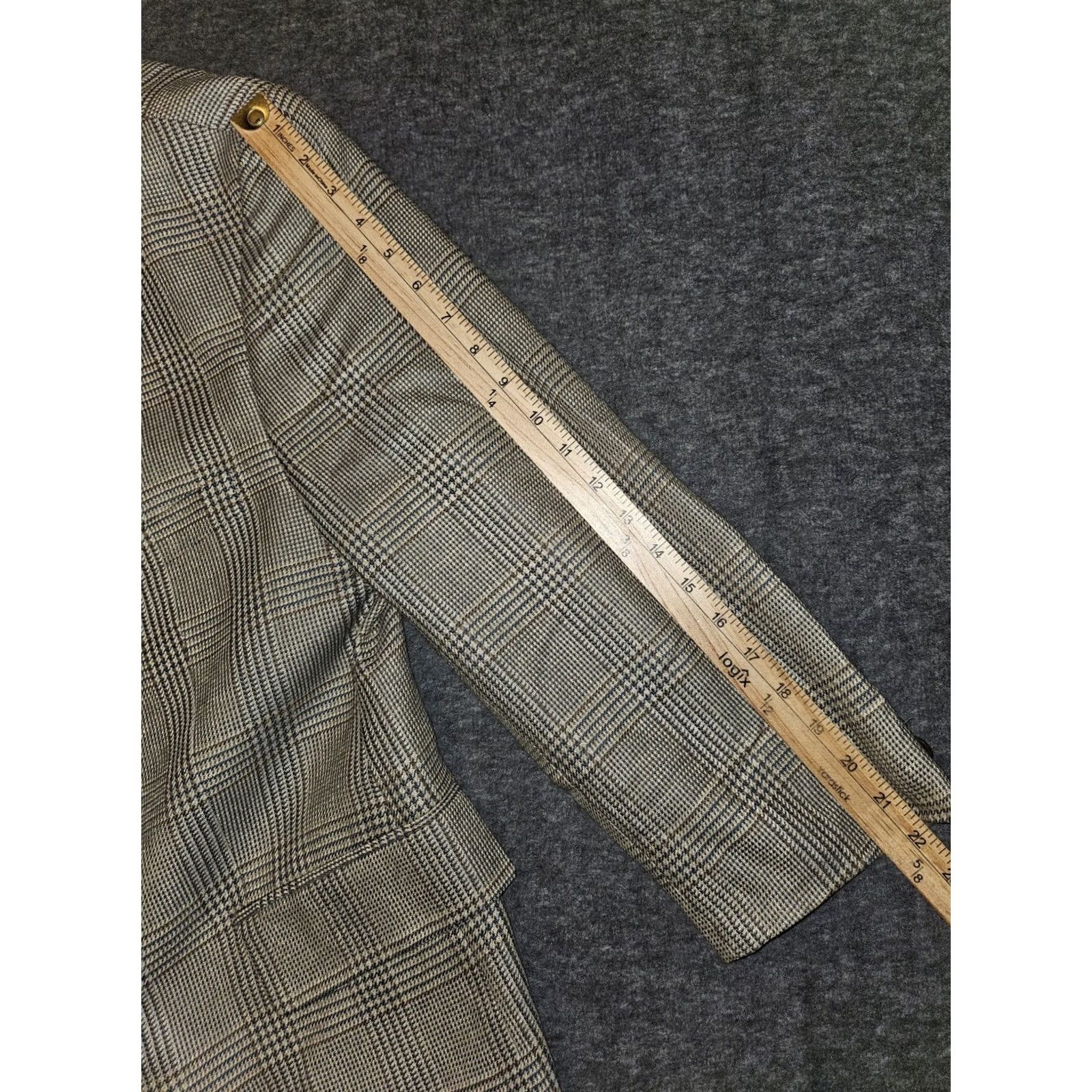 Ralph Lauren VINTAGE Chaps Ralph Lauren Blazer Silk Wool Single-Breasted 2-Button Ivory Canada Men's 44 Regular Used Size 44R - 7 Thumbnail