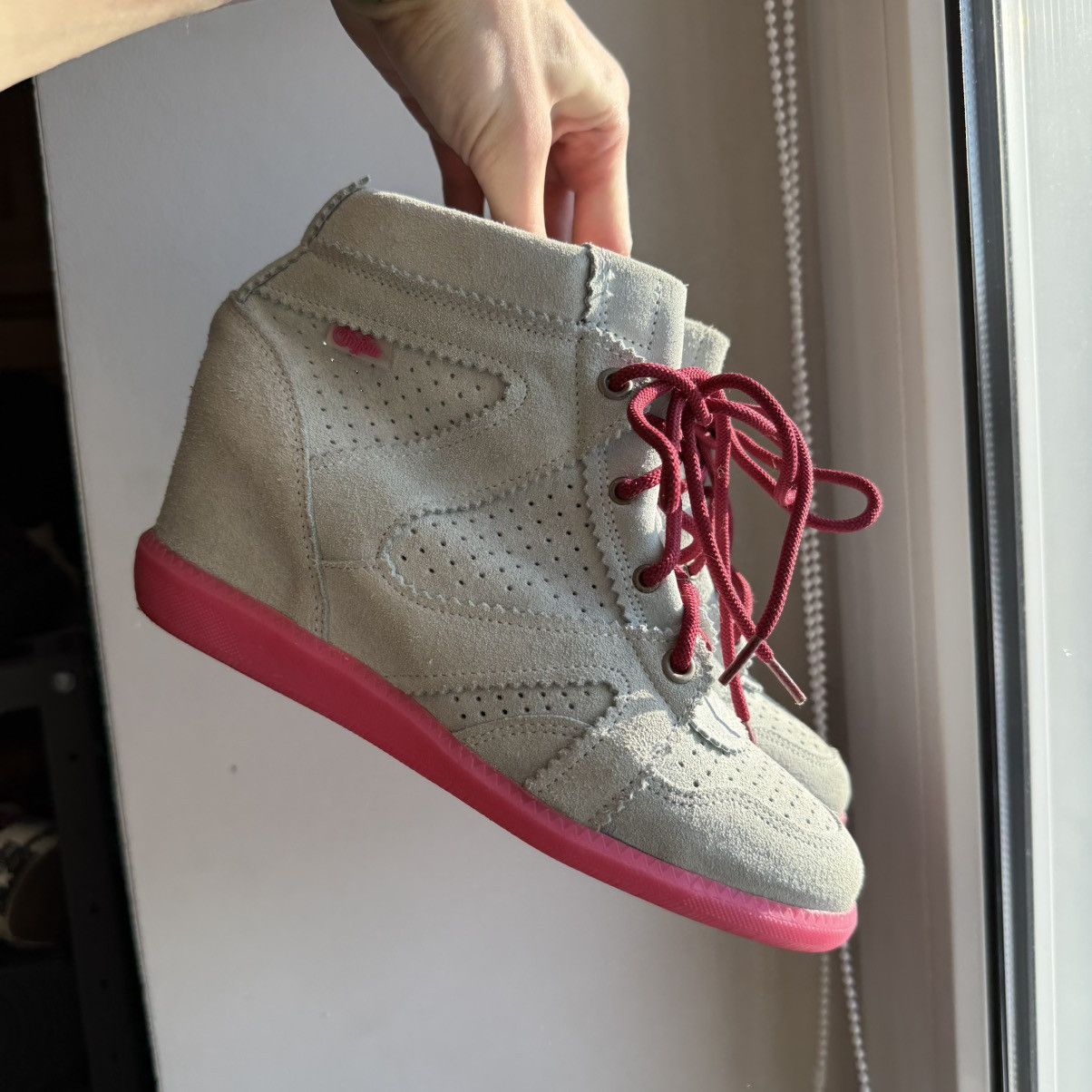 Buffalo London 📌 Crazy Buffalo like Isabel Marant Bekett Wedge Y2K Sneakers Size US 8 / IT 38 - 2 Thumbnail
