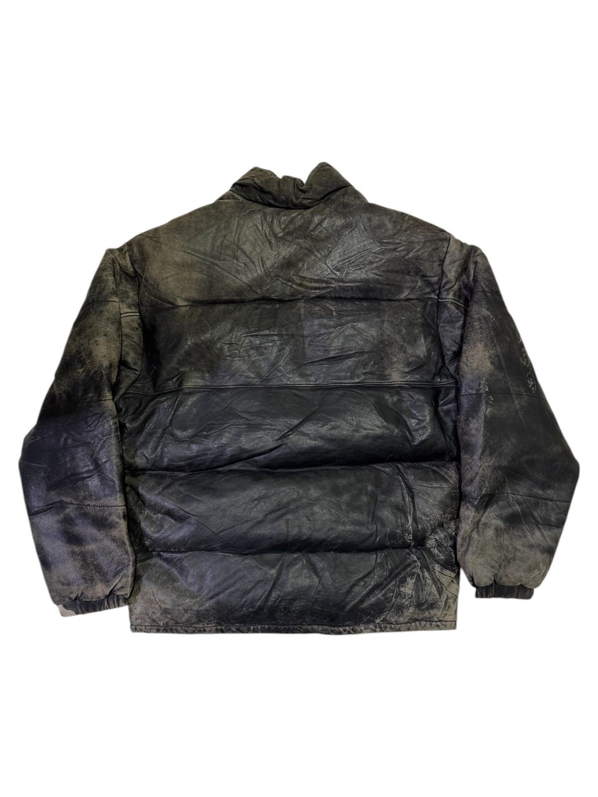 Schott VERY RARE VINTAGE JACKET LEATHER DOWN BY SCHOTT GOOSE DOWN Size US M / EU 48-50 / 2 - 2 Thumbnail