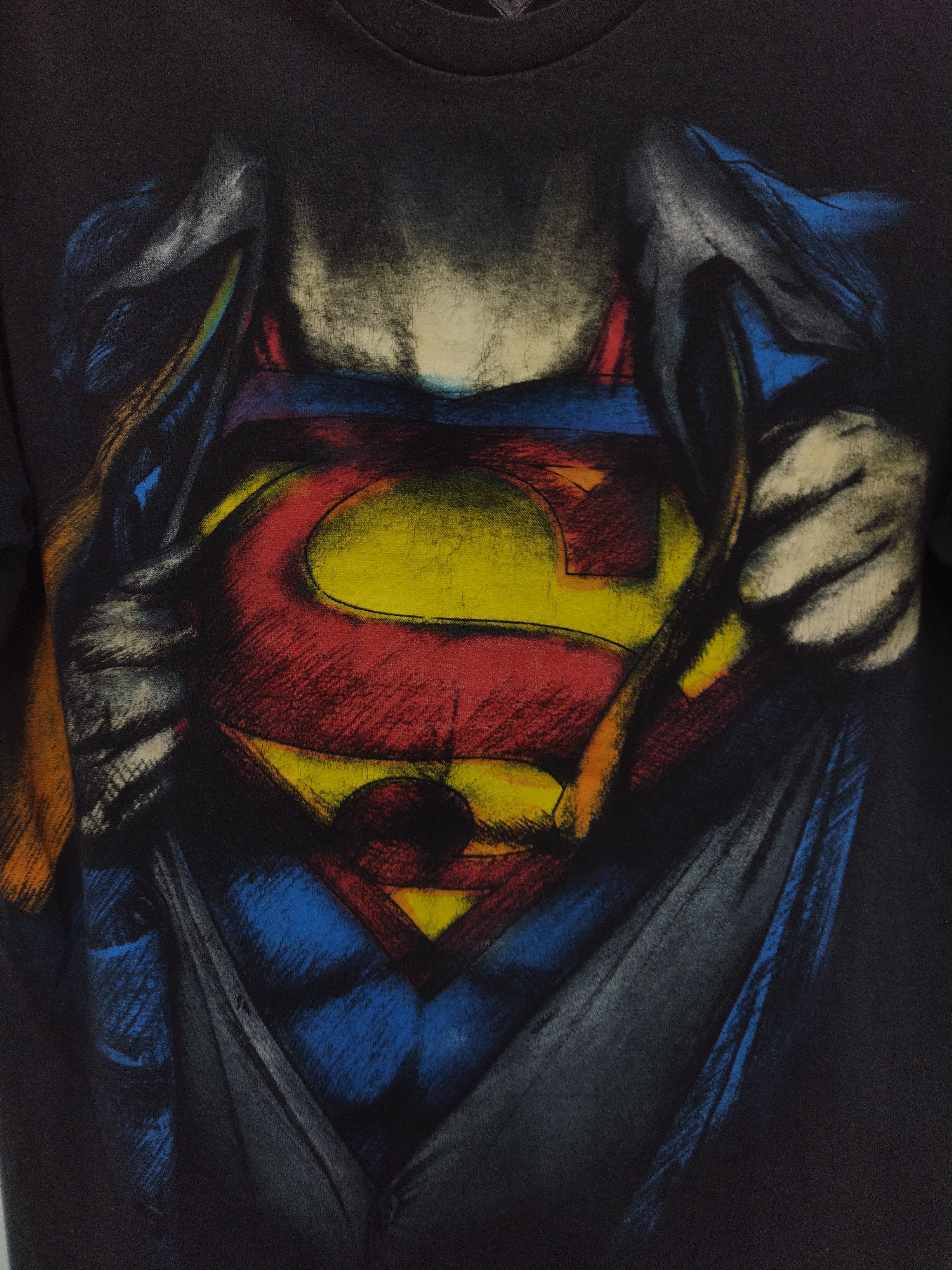 DC Comics × Vintage Vintage Superman t-shirt Awesome Big Print Size US M / EU 48-50 / 2 - 8 Thumbnail