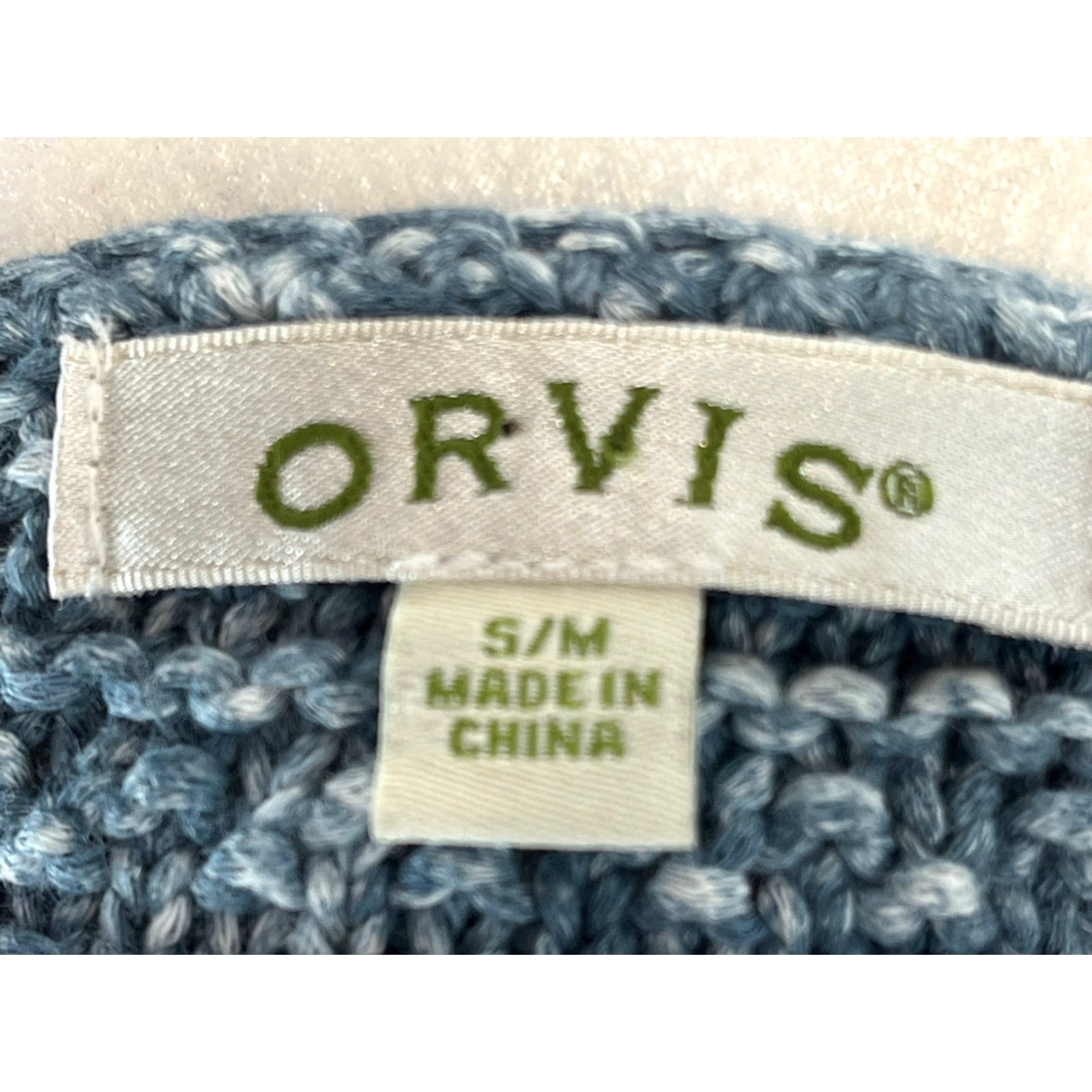 Orvis Orvis Knit Sleeveless Sweater Sz S/M Womens Fringe Blue Coastal Grandma Tassels Beach Winter Fall Spring Summer Pullover Knit Cotton Boxy Size S / US 4 / IT 40 - 7 Thumbnail