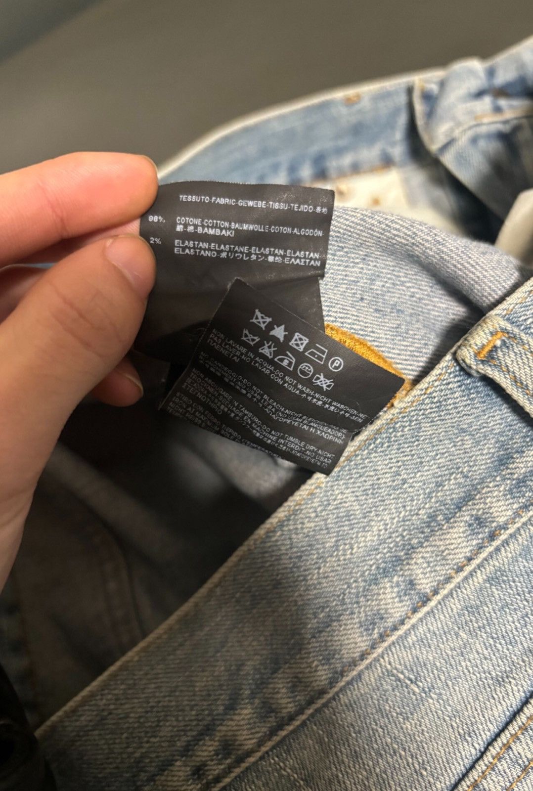 Saint Laurent Paris Saint Laurent SLP 2015FW Double Knee Slashed Jeans Size US 33 - 5 Thumbnail