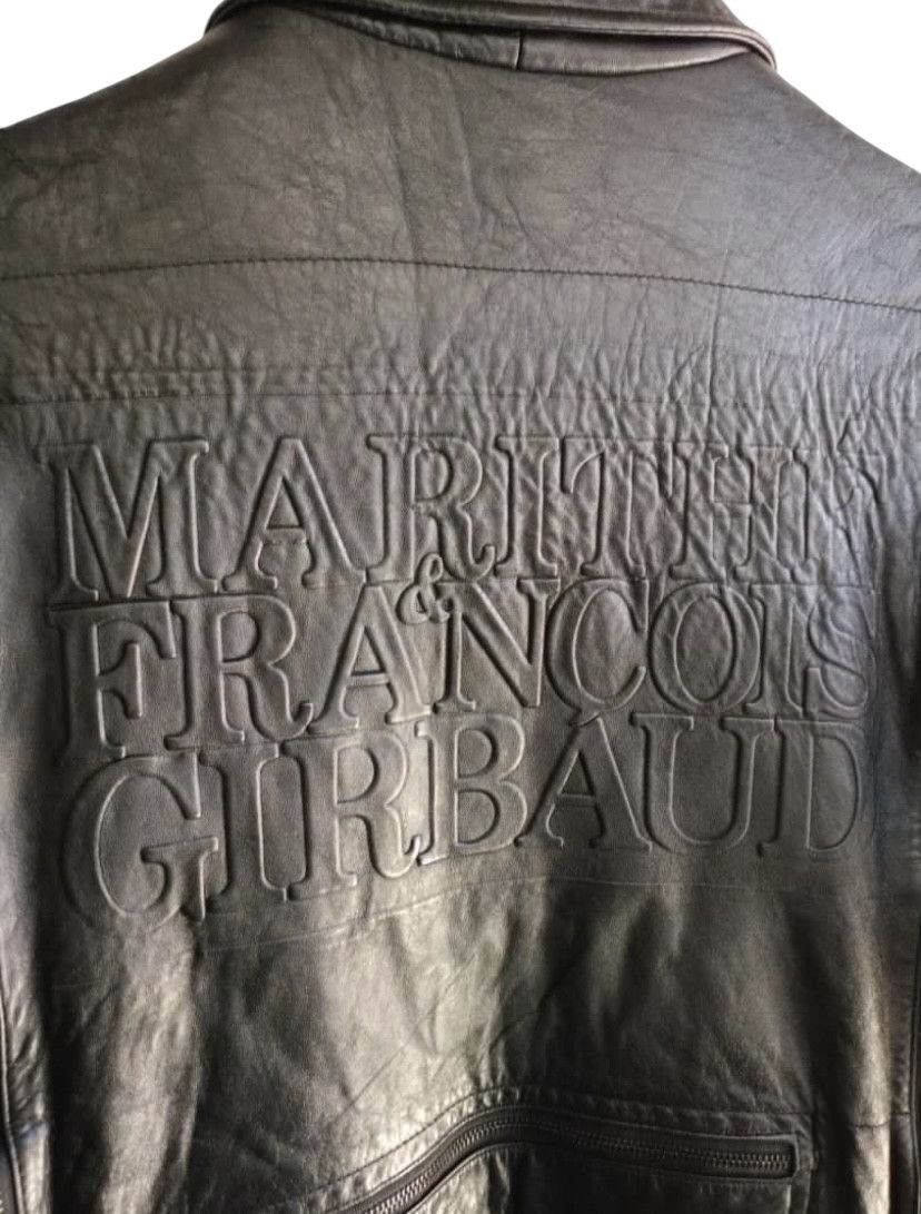 Marithe + Francois Girbaud Vintage Marithe Francois Girbaud emboss logo leather jacket Size US L / EU 52-54 / 3 - 1 Thumbnail