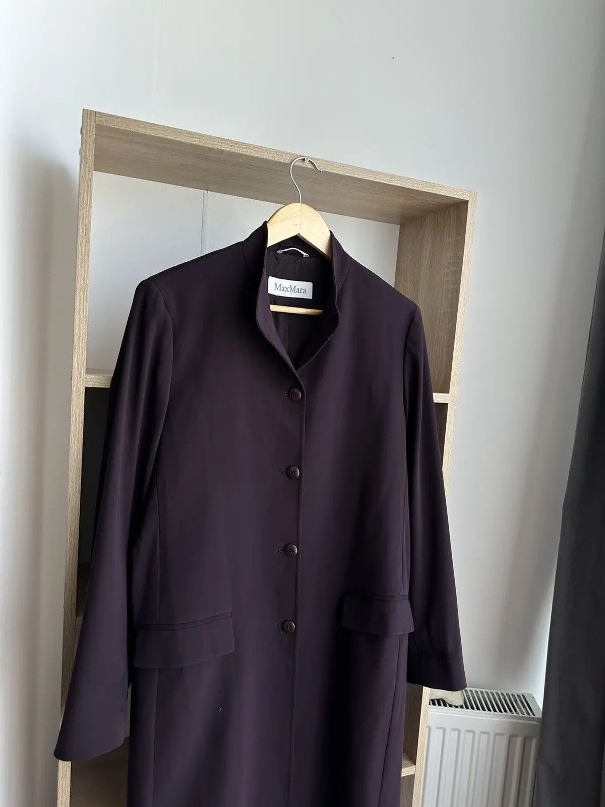 Max Mara × Vintage Vintage Max Mara Coat Violet Light Size 42 Size M / US 6-8 / IT 42-44 - 9 Thumbnail