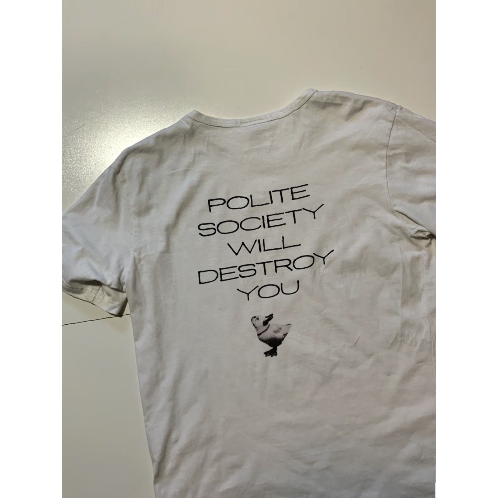 Vintage POOR THINGS Movie Shirt M White 20th Century Studios Male Adults Polite Society Will Destroy You Comedy Fantasy Official Merch Graphic T-Shirt Size US M / EU 48-50 / 2 - 4 Thumbnail