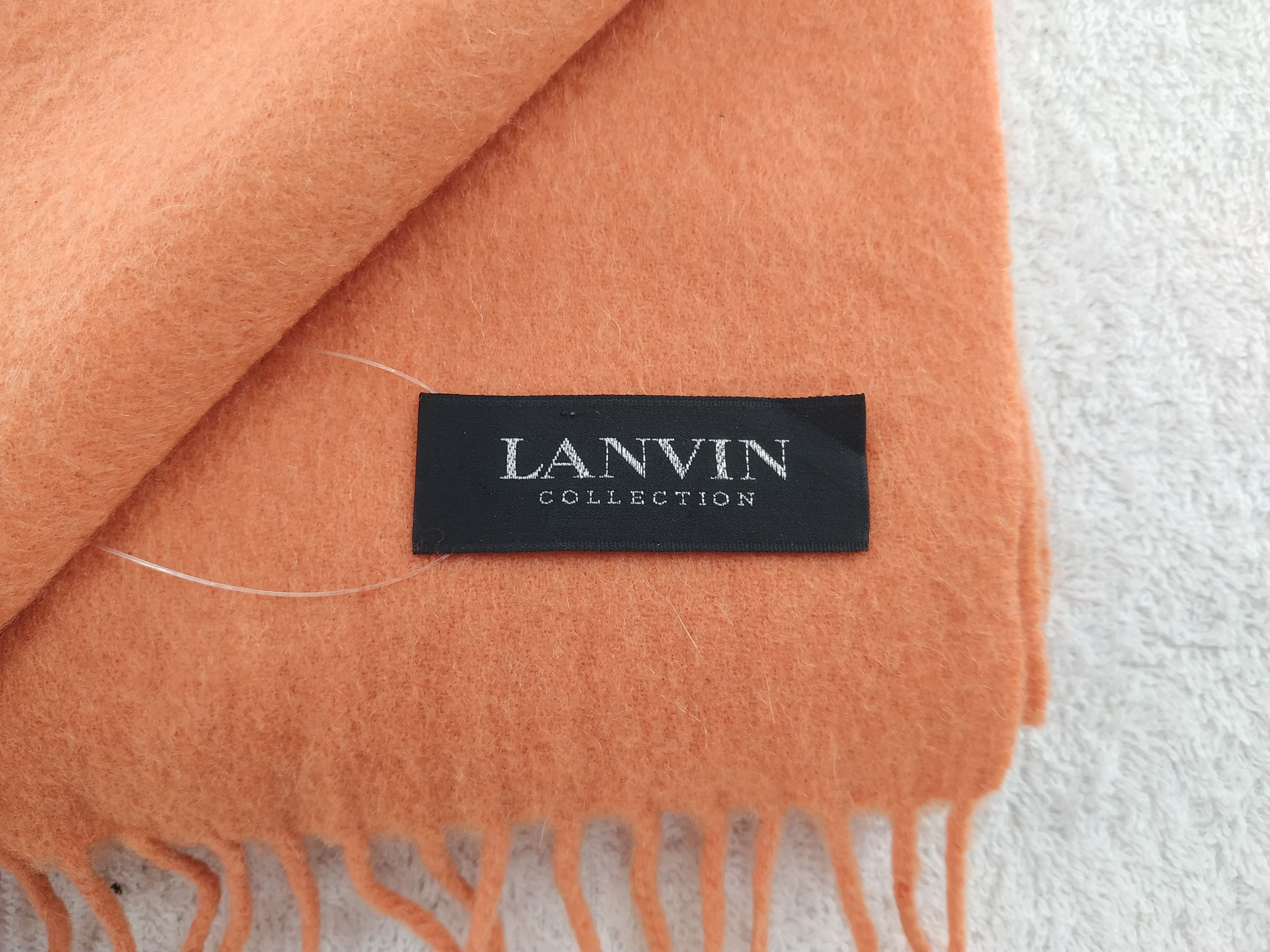 Lanvin Vintage Lanvin Scarf/Muffler/Neckwear MF483 Size ONE SIZE - 6 Thumbnail