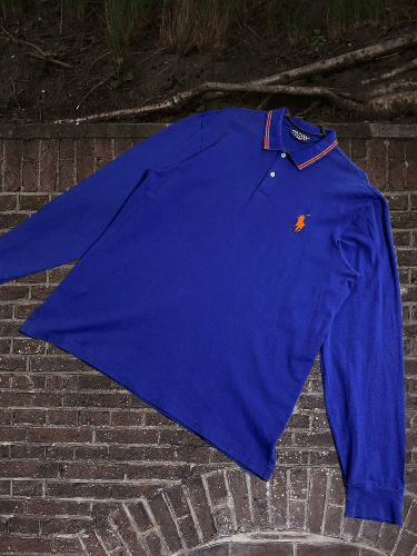 Polo Ralph Lauren × Vintage Vintage Ralph Lauren Green Longsleeve Polo Shirt Size US XL / EU 56 / 4 - 1 Thumbnail