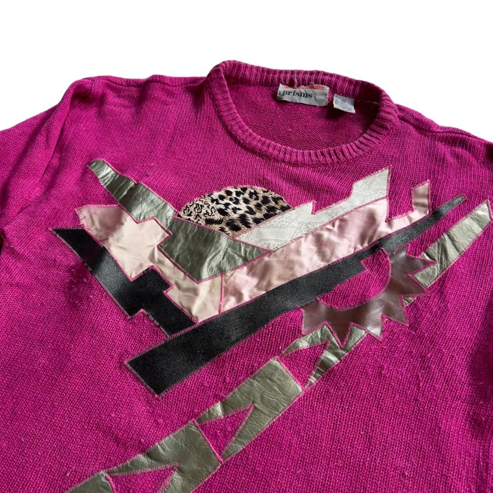 Other 🧥 90's Artsy Vintage Prism Sweater 🧥 Size M / US 6-8 / IT 42-44 - 2 Thumbnail
