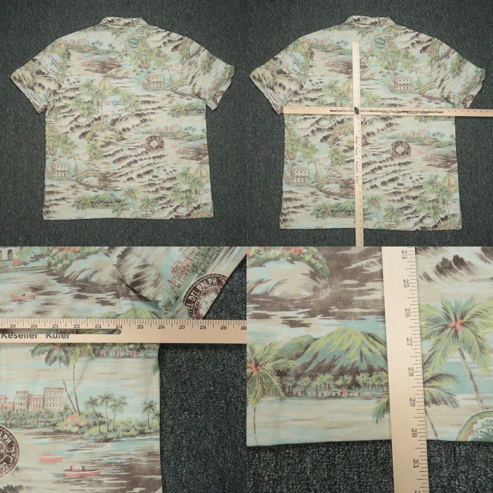 Polo Ralph Lauren VINTAGE Polo Ralph Lauren Shirt Mens XL Brown Classic Havana Beach Print NWT Size US XL / EU 56 / 4 - 8 Thumbnail