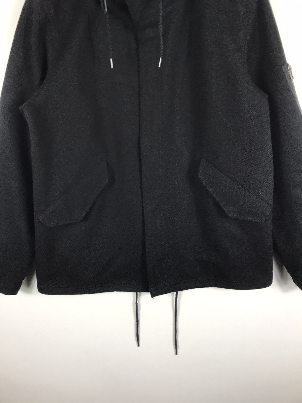 Japanese Brand × NANO universe 🔥Nano Universe Hooded Wool Zipper Jacket Size US XL / EU 56 / 4 - 5 Thumbnail
