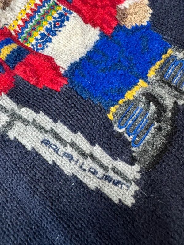 Polo Ralph Lauren Polo Ralph Lauren Ski Teddy Bear Pullover Sweater size 5 115 Size XXS / US 00 / IT 34 - 7 Thumbnail