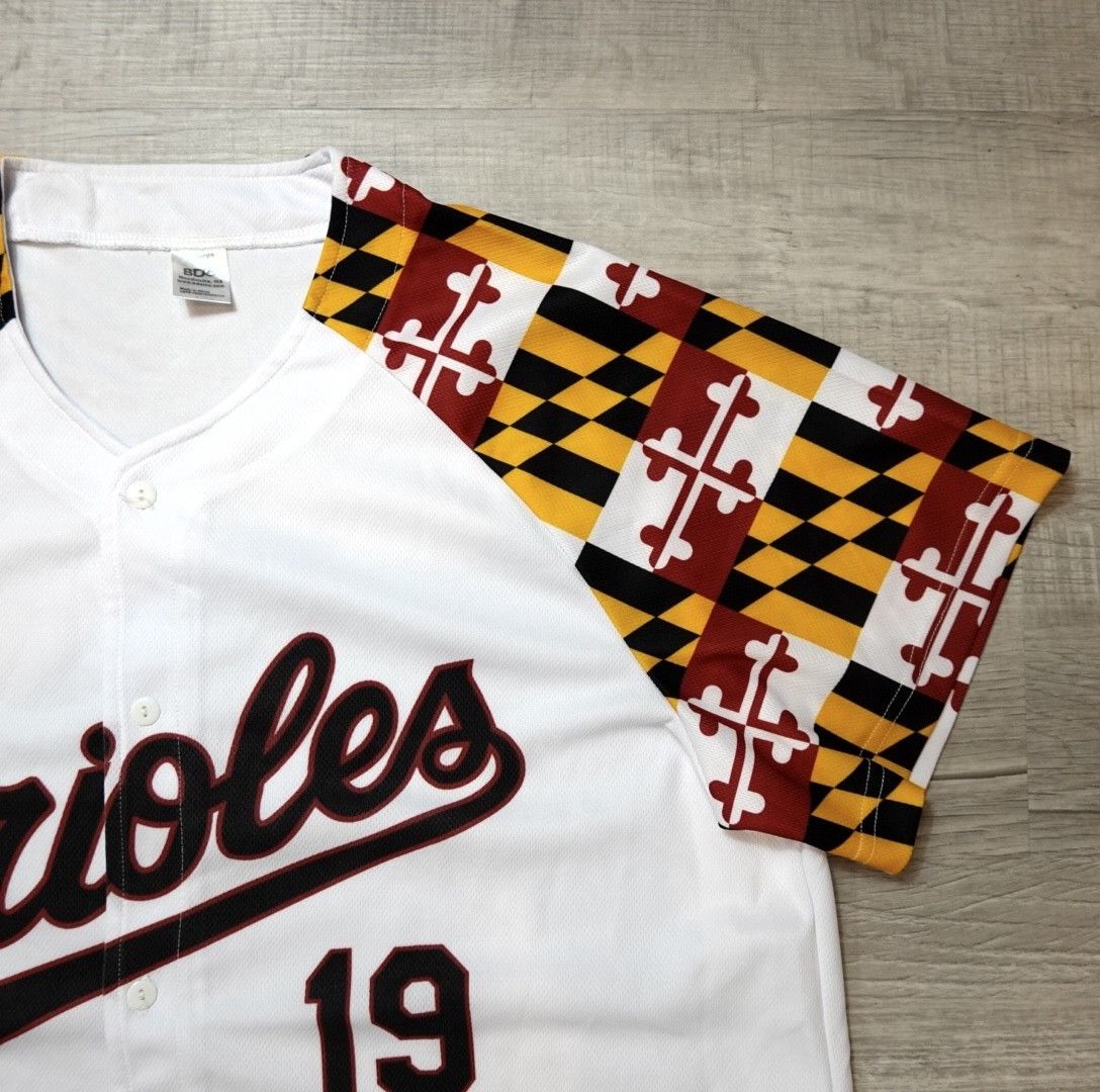 MLB Baltimore Orioles Baseball Jersey #19 Adult XL 2019 SGA Size US XL / EU 56 / 4 - 4 Thumbnail
