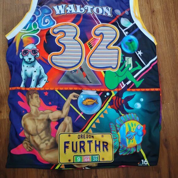 Other Eugene Emeralds Merry Pranksters Bill Walton Furthur Jersey Size US XL / EU 56 / 4 - 7 Thumbnail