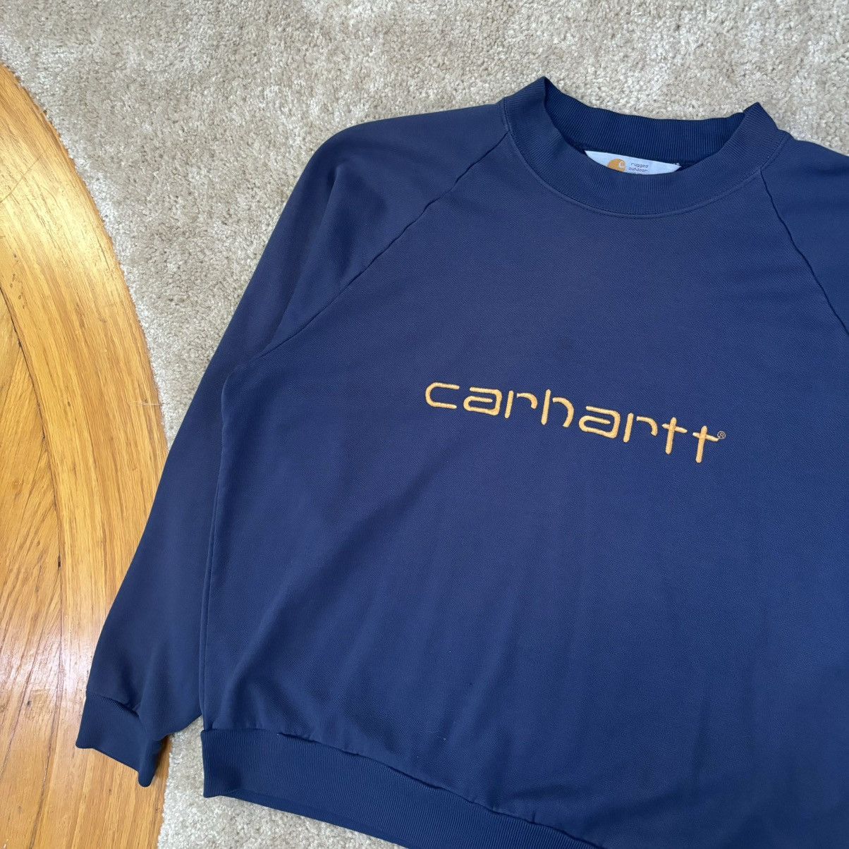 Carhartt × Vintage Vintage Carhartt Spellout Crewneck Sweatshirt Large Size US L / EU 52-54 / 3 - 4 Thumbnail