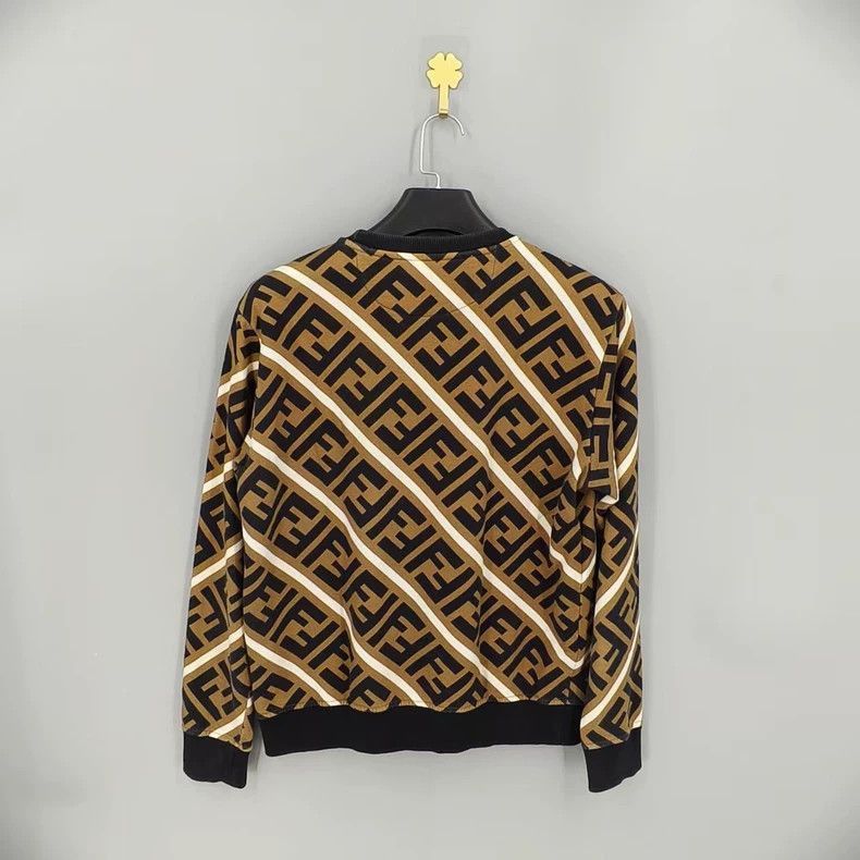 Fendi Fendi Fendi Striped Print Sweatshirt Size M-2506 Size US M / EU 48-50 / 2 - 2 Thumbnail