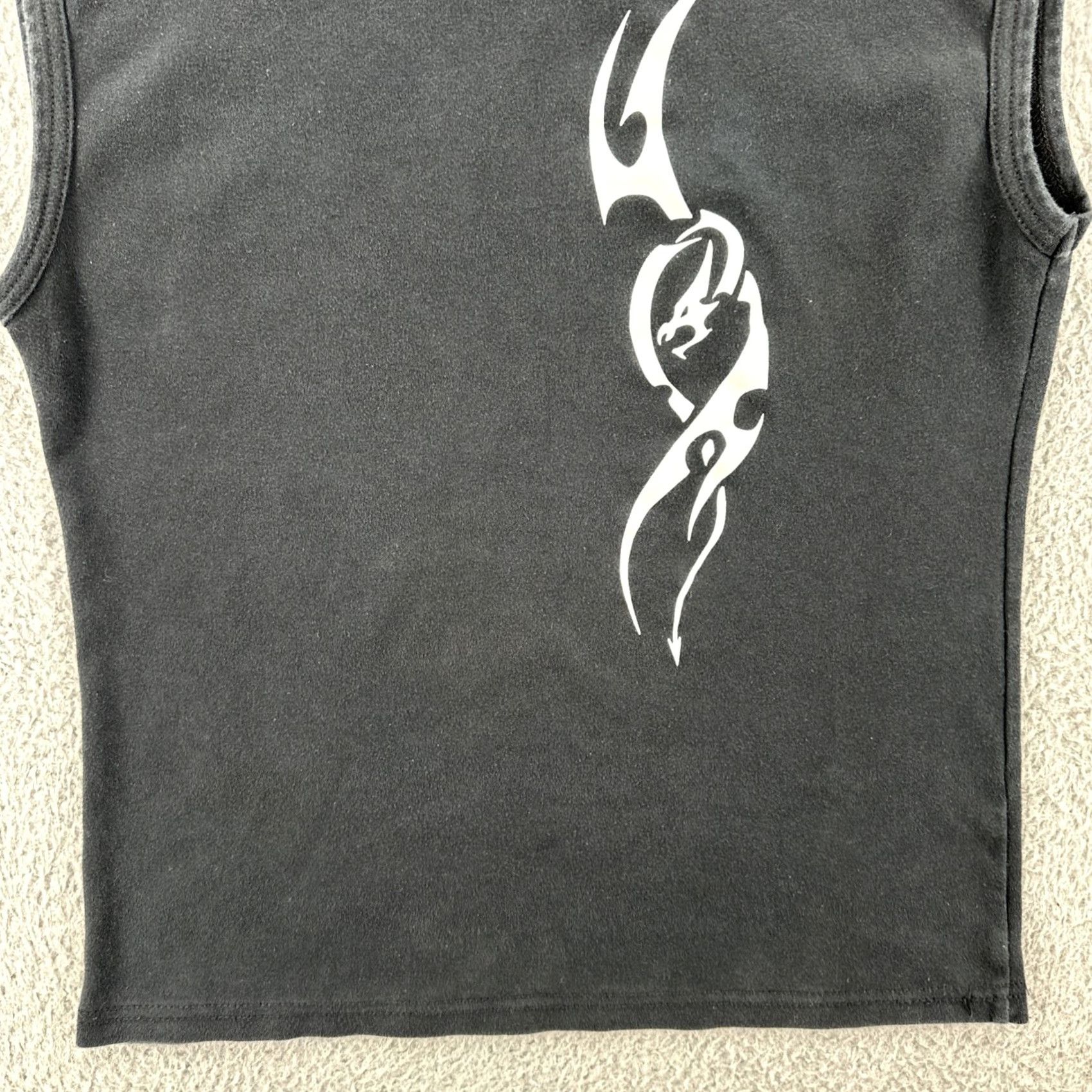 Vintage VINTAGE Spiral Direct Women’s Shirt Sleeveless Black L Crew Neck Tribal Art Y2K Tee Size L / US 10 / IT 46 - 4 Thumbnail