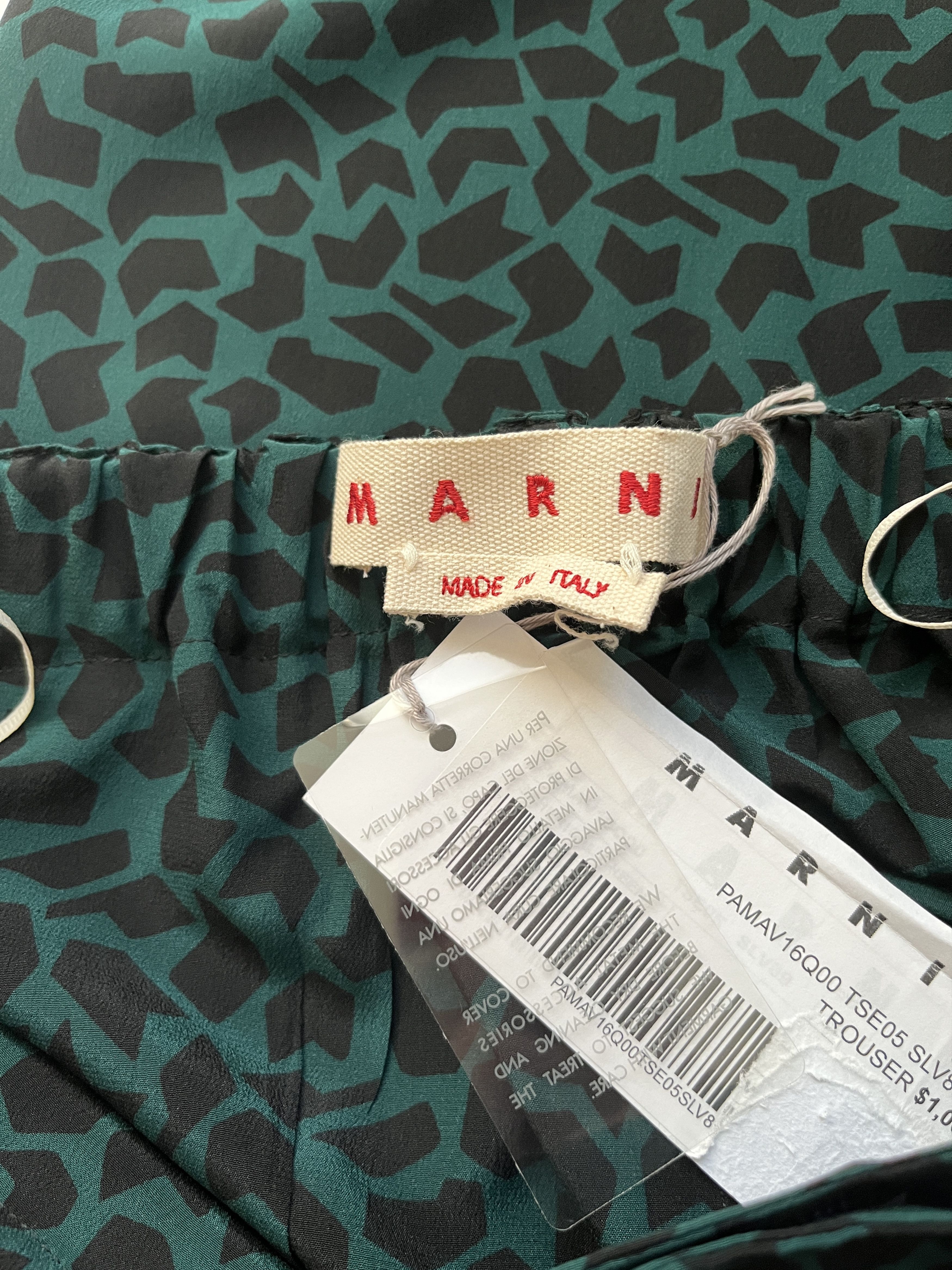 Marni ⚡️QUICK SALE⚡️Marni Silk Drawstring Waist Pants Trousers Size 28" / US 6 / IT 42 - 4 Thumbnail